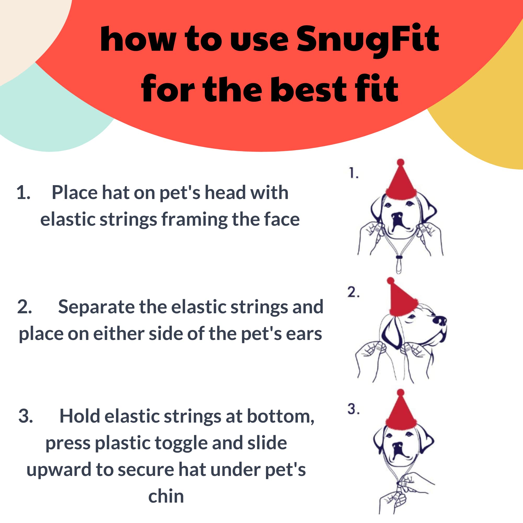 Huxley & Kent Pet Hat | Antler Buffalo Check (Medium) | Festive Christmas Holiday Accessory For Dogs/Cats | Holiday Pet Hat | Sn