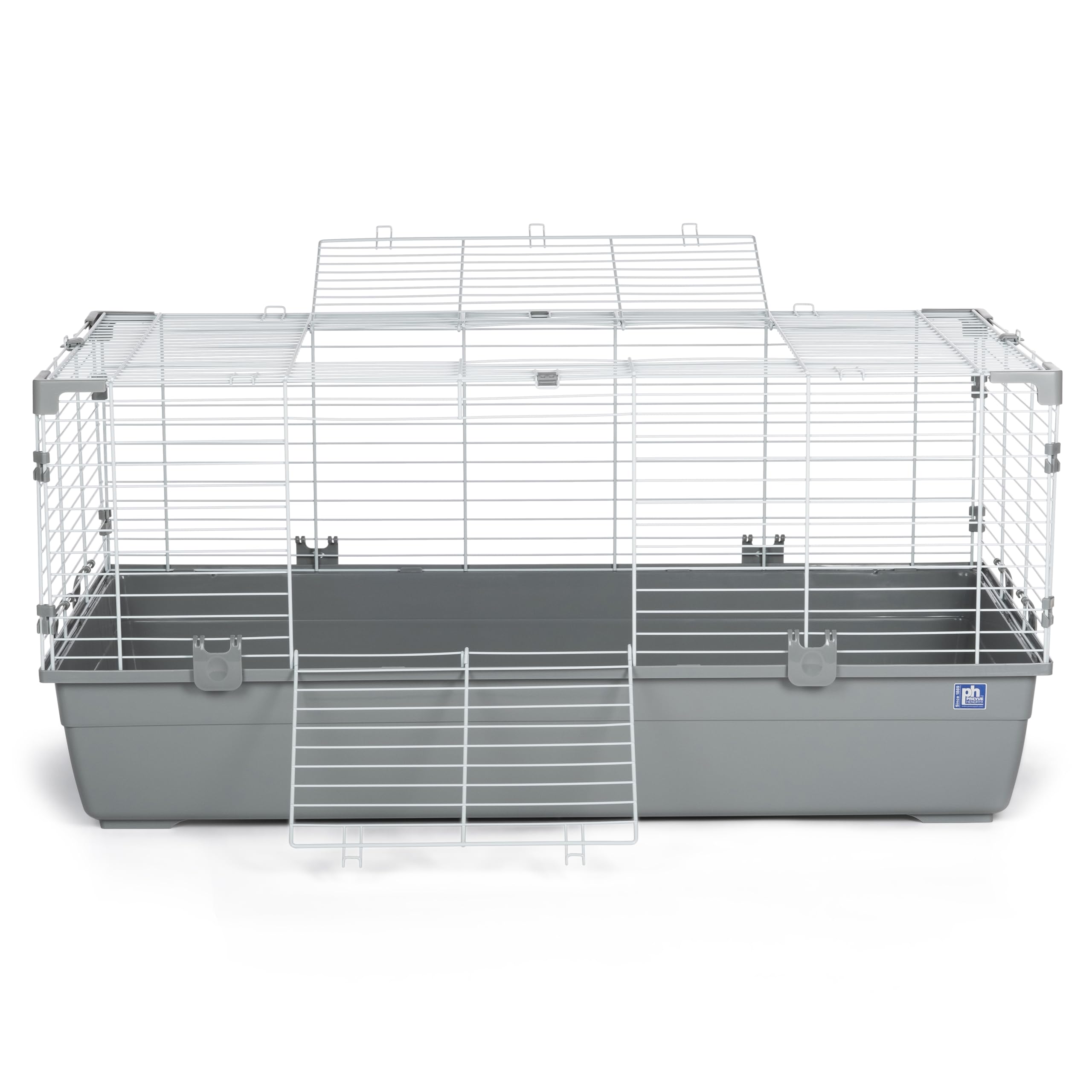 Prevue Pet Products Large Rectangular Small Animal Tubby, 47.25" L x 24.25" W x 21.5" H, Gray Base, Model 525GRAY
