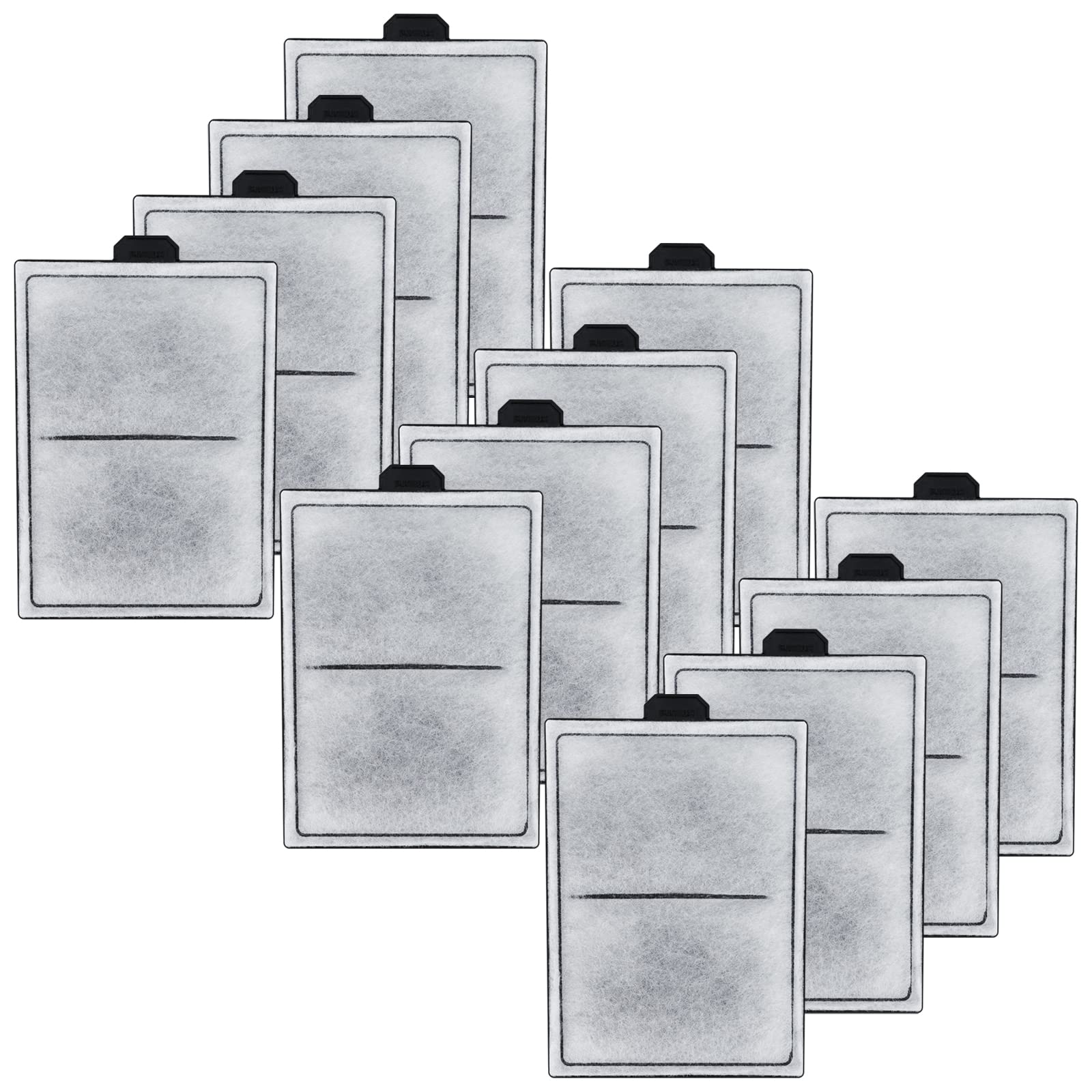 Hitauing 12 Packs Pf-S Filter Cartridge For Top Fin Silenstream Pf10 Power Filters