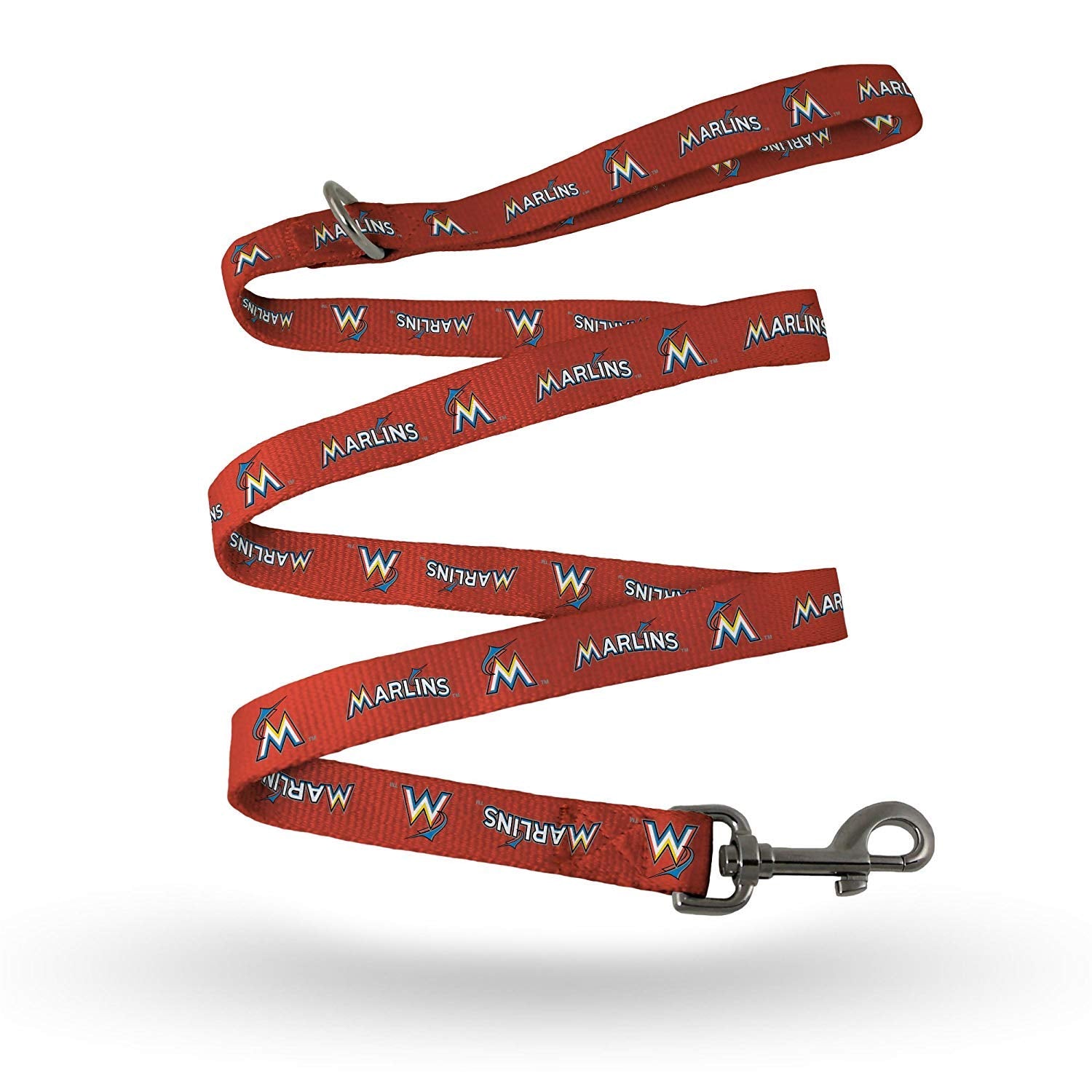 Rico Industries Mlb Miami Marlins Pet Leashpet Leash Size L/Xl, Team Colors, Size L/Xl