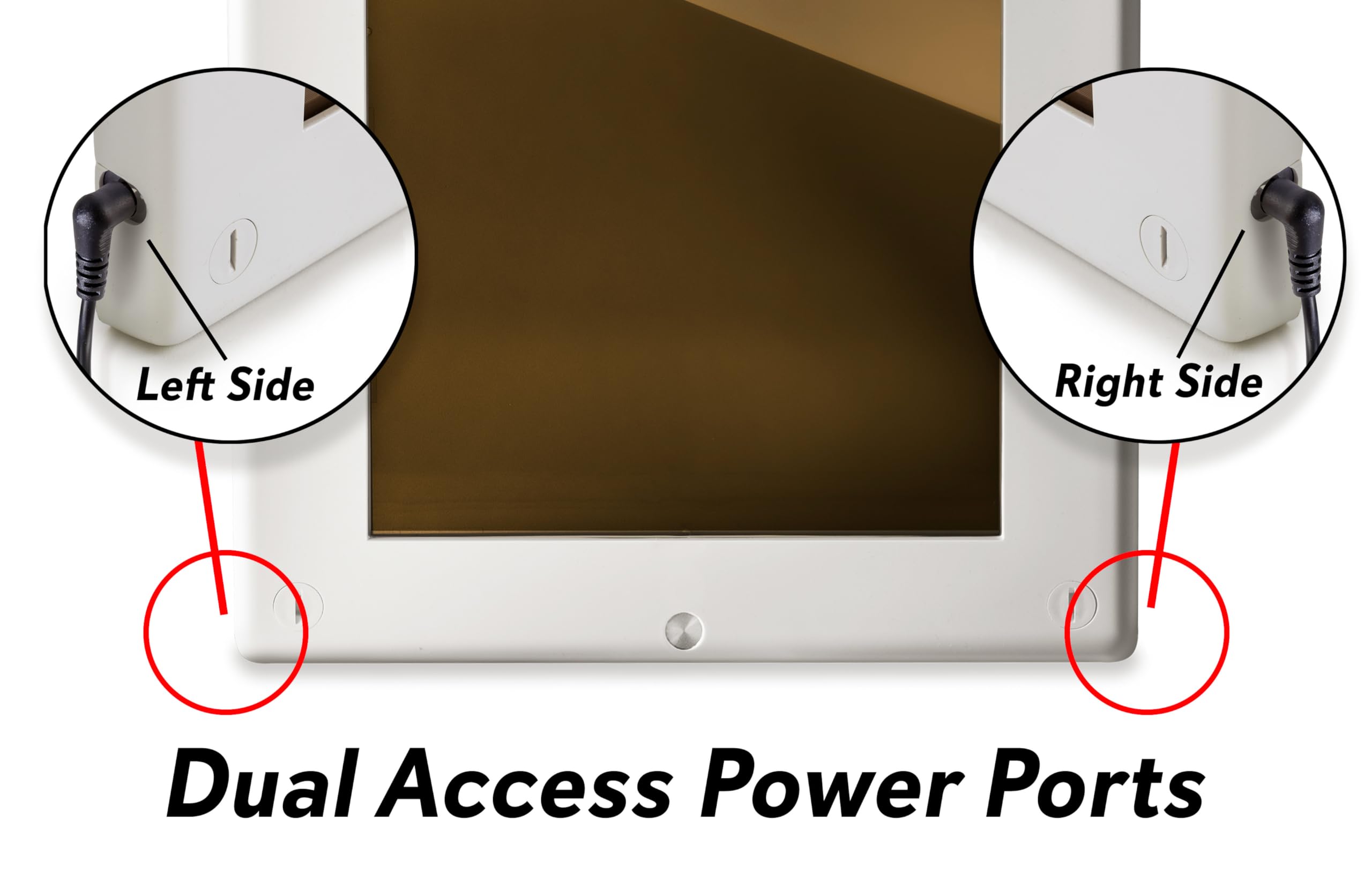 High Tech Pet Power Pet Large Electronic Pet Door PX-2 - White & Brown, Plastic, Ideal for Large Pets