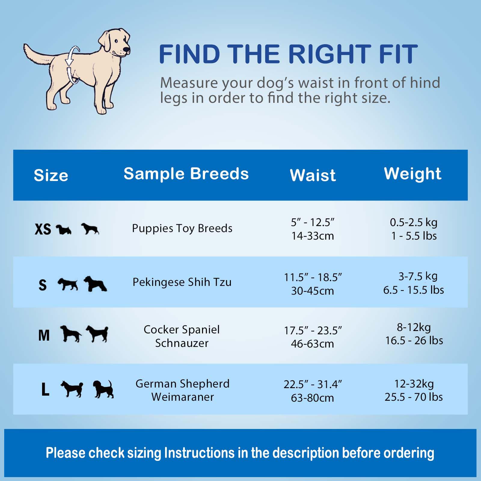 Disposable Belly Bands For Male Dogs,Puppy Diapers Male With Wetness Indicator, Super Absorbent Soft Male Dog Diapers (M, 40)