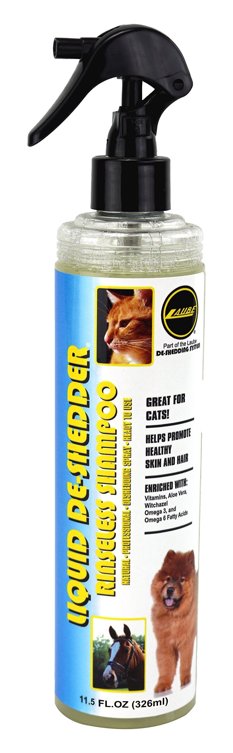 Wild Animal Liquid De-Shedder RTU Rinseless Shampoo, 11.7 fl. oz.
