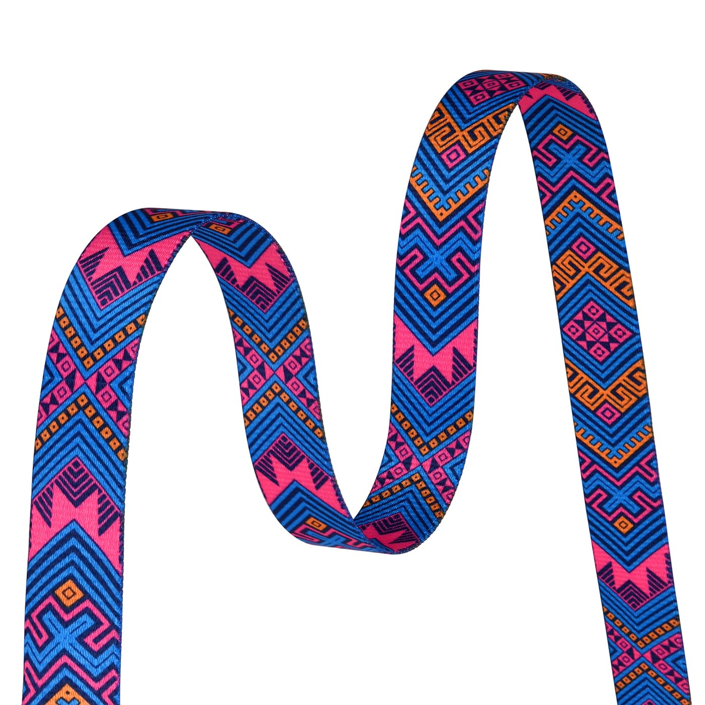 Mihqy Dog Collar With Bohemia Floral Tribal Geometric Patterns - Soft Ethnic Style Collar Adjustable For Small Medium Large Dogs(Orange Ethnic Style,S)