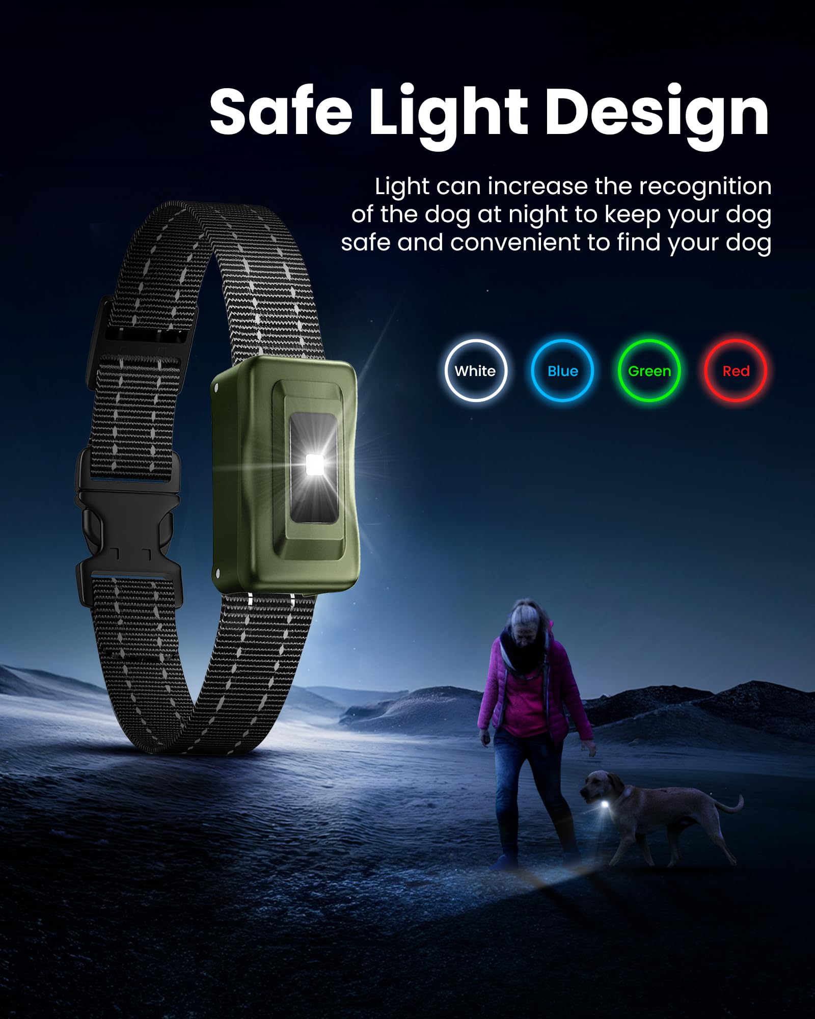 Dog Shock Collar 4265Ft Dog Training Collar With Remote For Large Medium Small Dogs, Ip67 Waterproof With 4 Safe Training Modes,