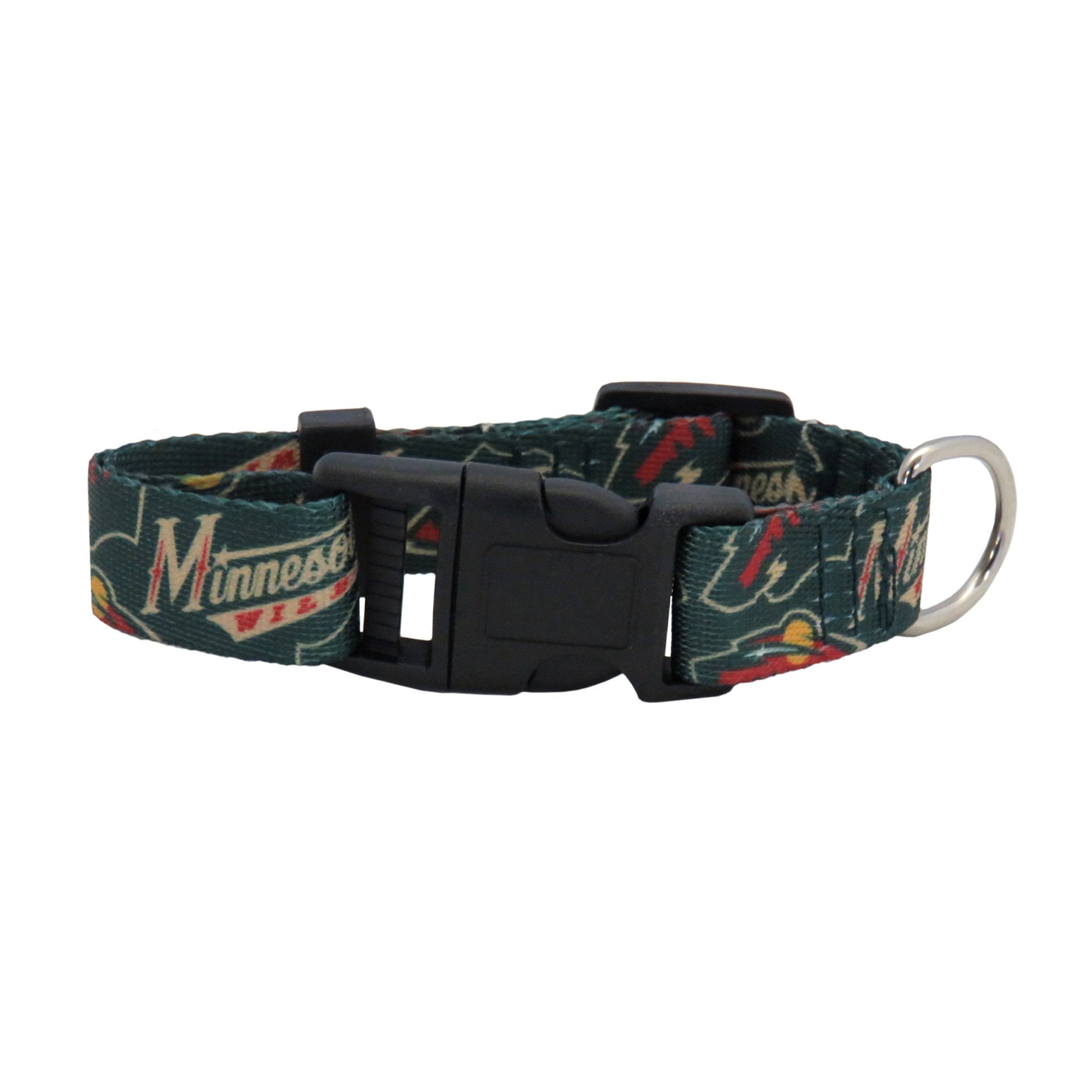 Littlearth Unisex-Adult Nhl Minnesota Wild Pet Collar, Team Color, Large