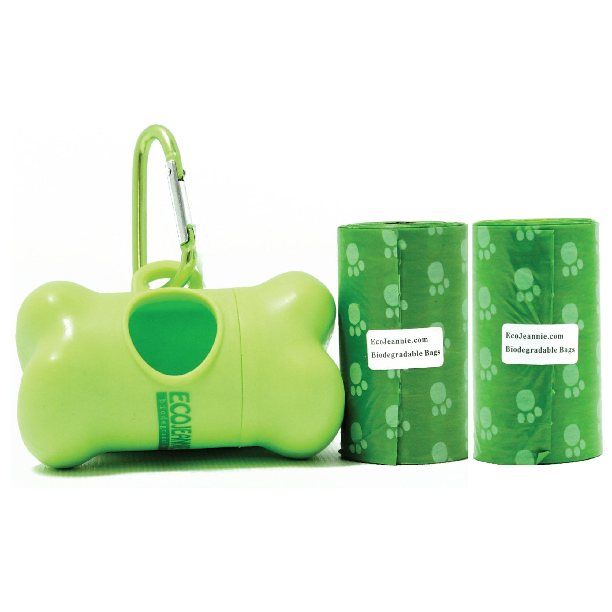 Ecojeannie Dog Waste Bags With Dispenser, Biodegradable Dog Poop Bag (2 Rolls),Lavender Scented Dog Travel Accessories(Pb0005)
