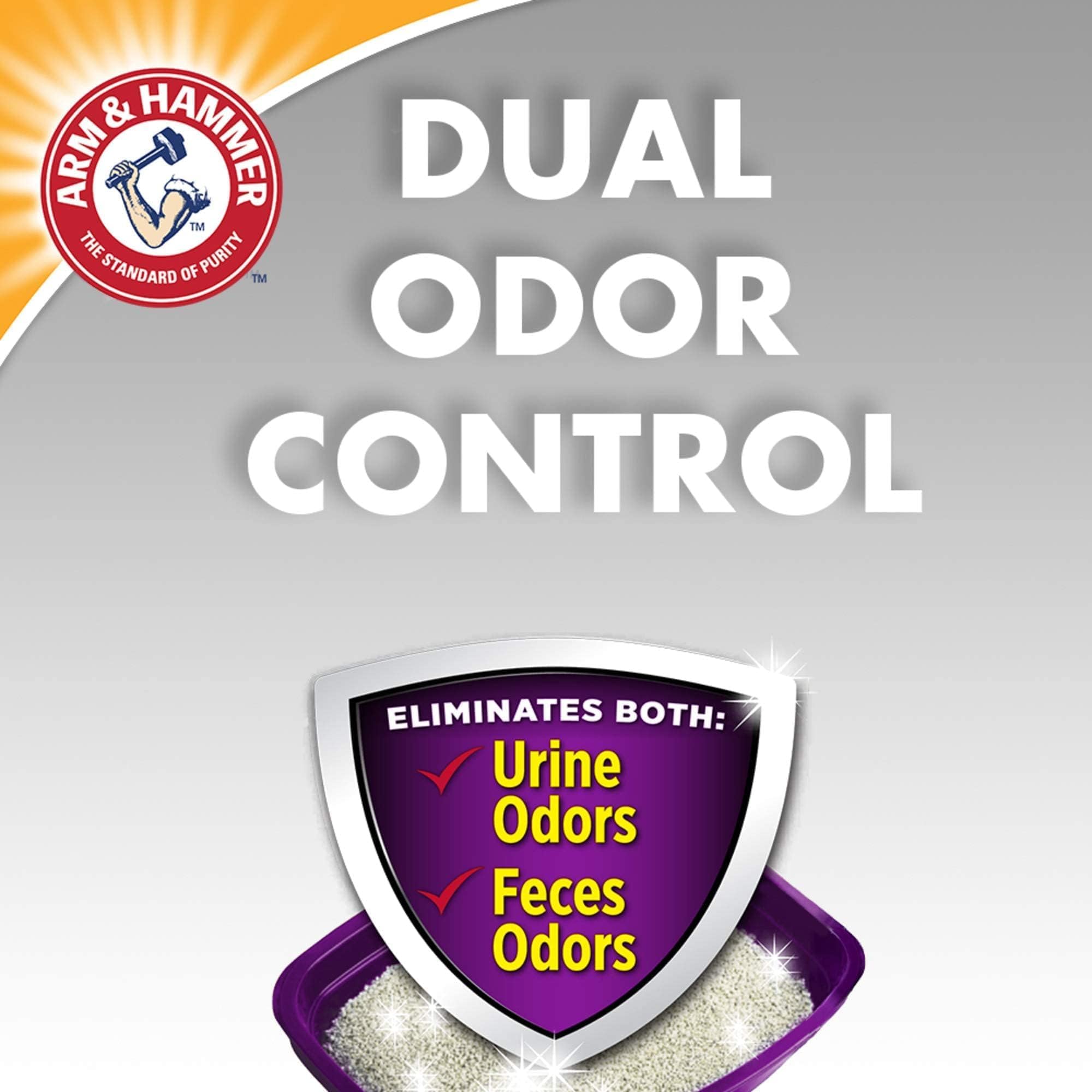 Arm & Hammer Double Duty Clumping Cat Litter, 14Lb