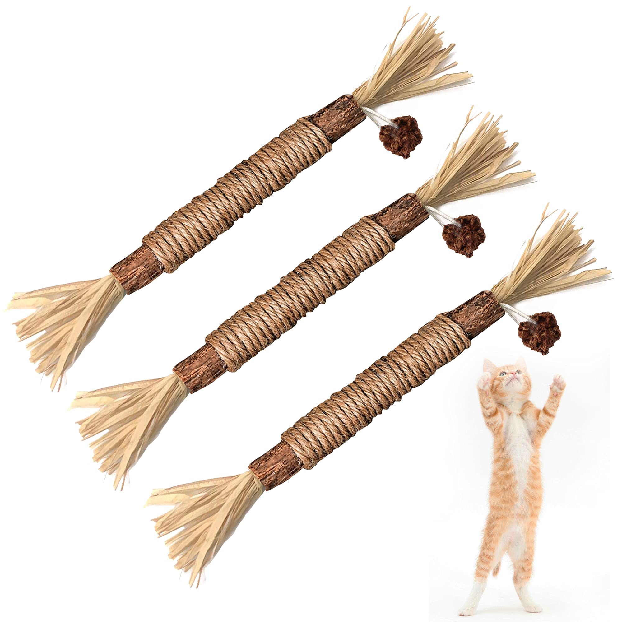 Bawan Catnip Toys? Silvervine For Cats: Cute Cat & Kitten Toys For Indoor Cats Interactive? Cat & Kitten Teething Chew Toys For 