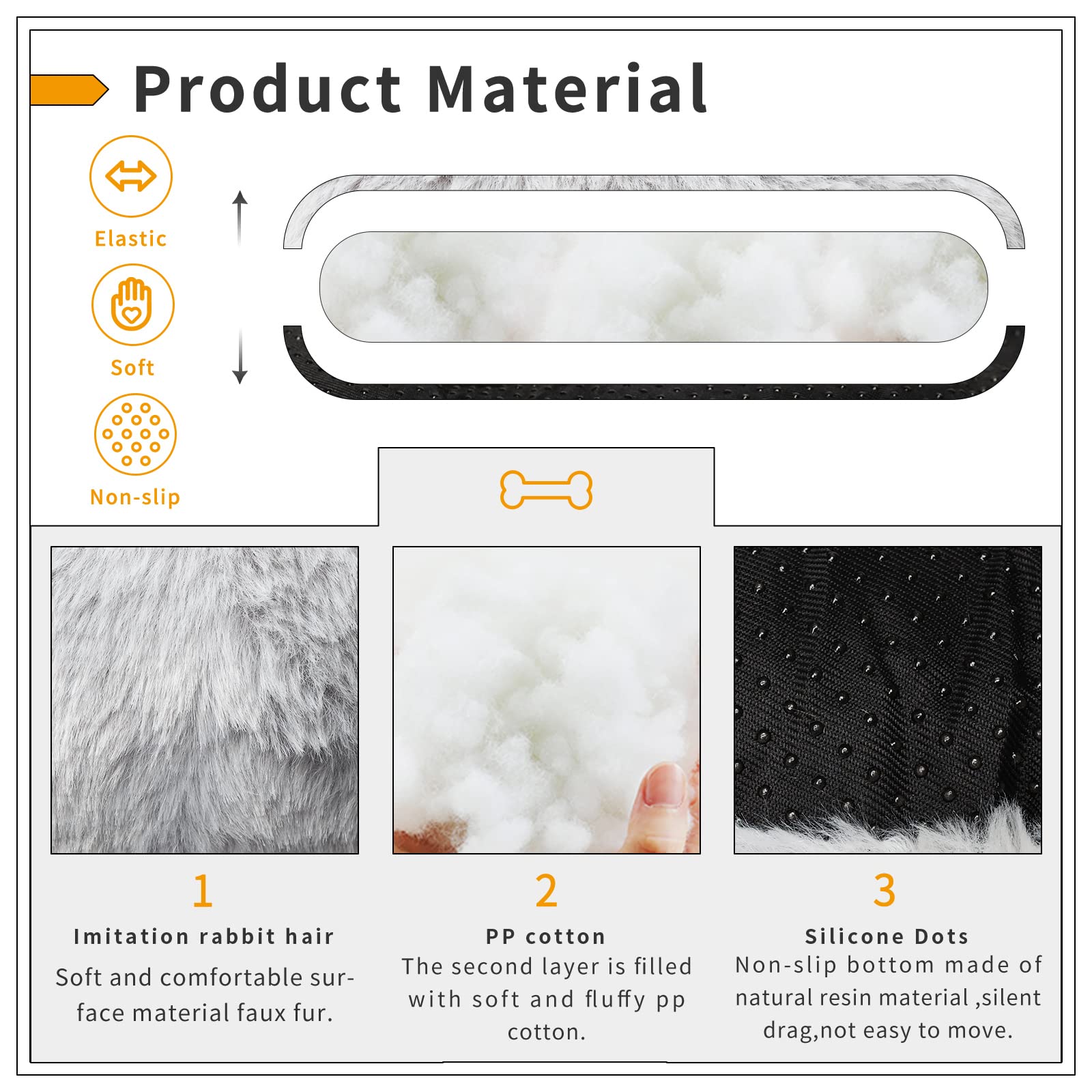 Wrkfree Small Dog Crate Beds 18 Deluxe Plush Dog Kennel Mat Fulffy Comfy Anti-Slip Pet Sleeping Mat For Tiny Dogs Breeds 18 X 12
