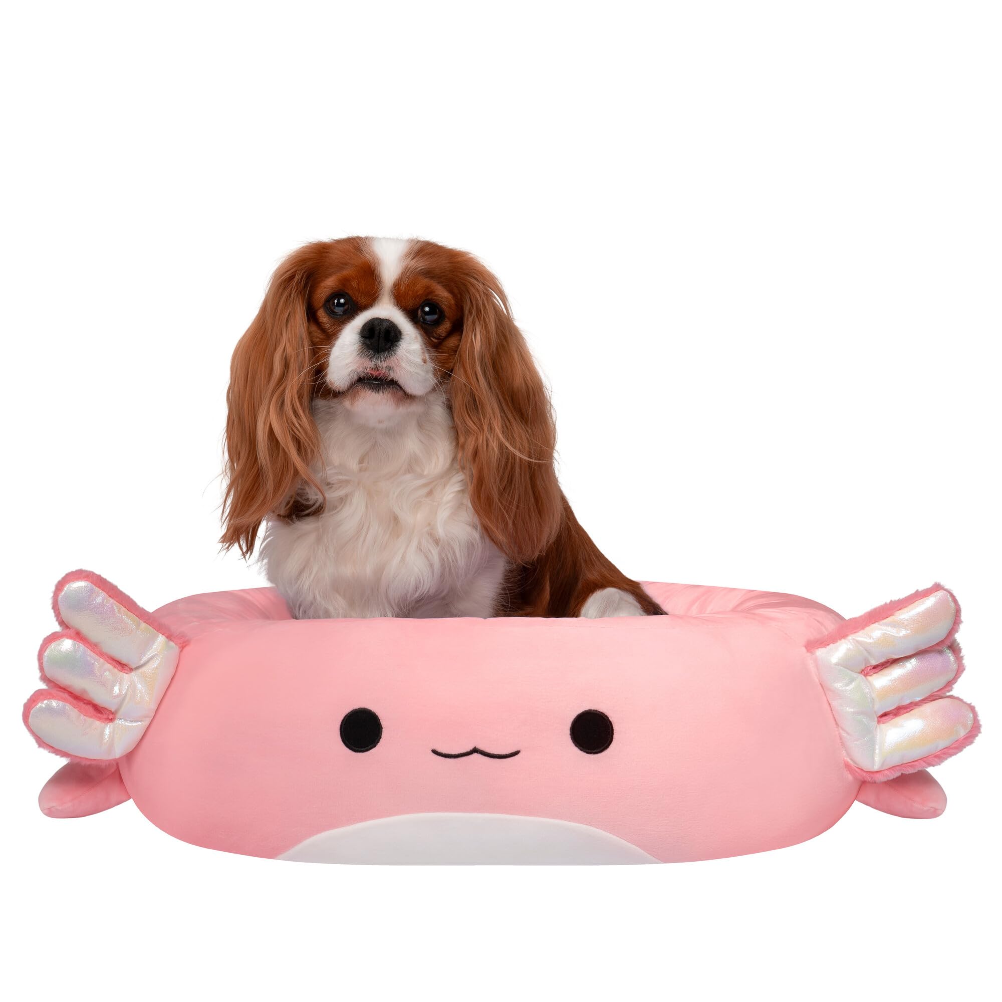Squishmallows Original 24-Inch Archie The Axolotl Pet Bed - Medium Ultrasoft Official Plush Pet Bed For Dogs And Cats