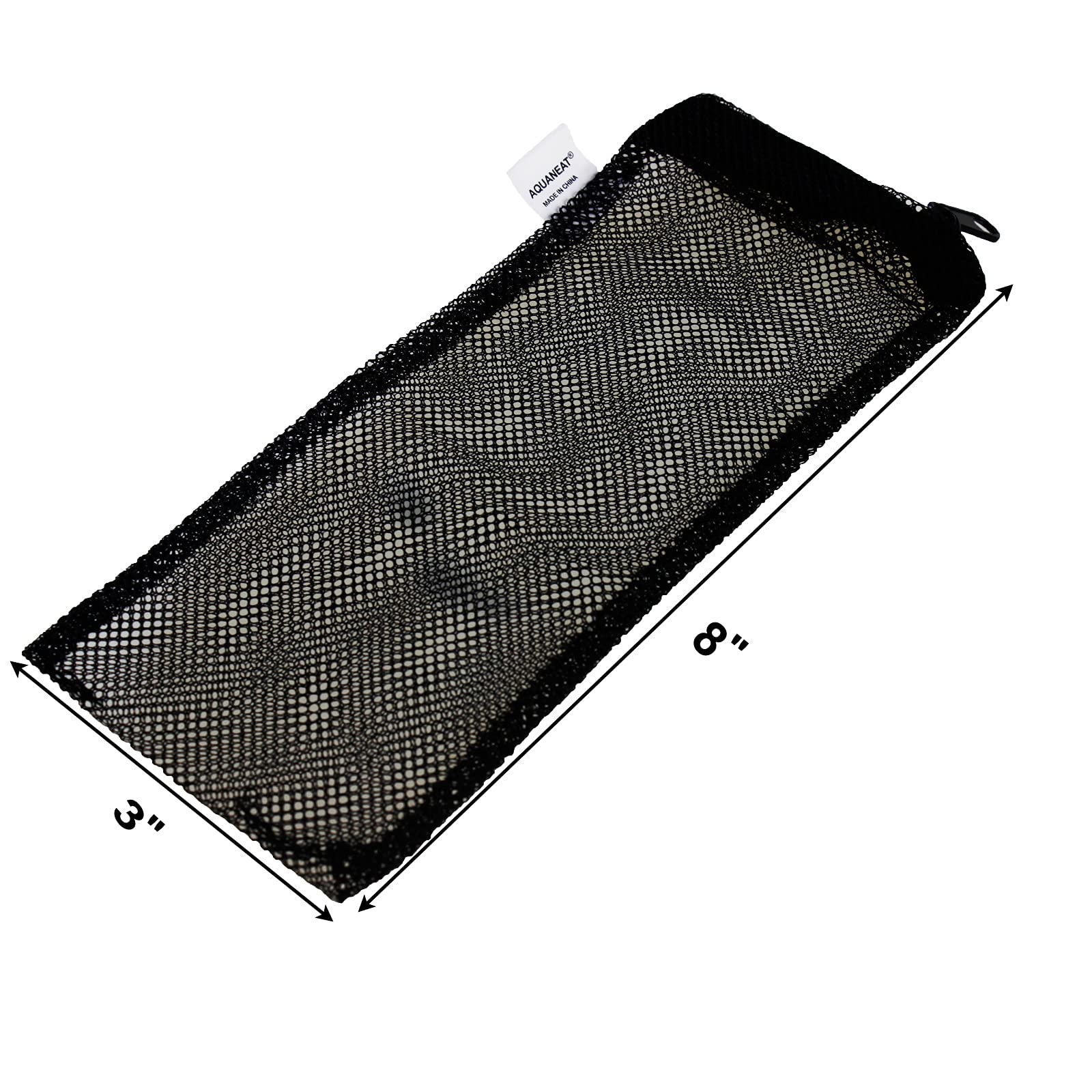 Aquaneat 10Pcs Aquarium Filter Media Bags, Fish Tank Coarse Mesh Bags, 3   X8   /5.5   X8    With Plastic Zipper For Activated C