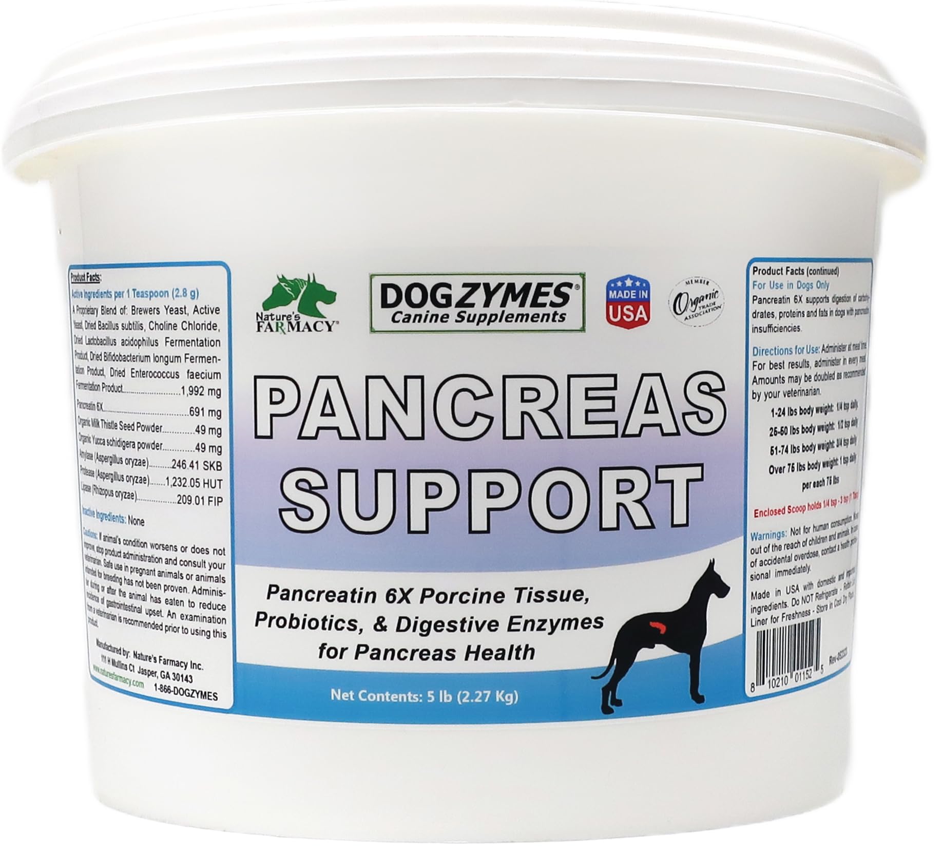 Dogzymes Pancreas Support (5 Pound)