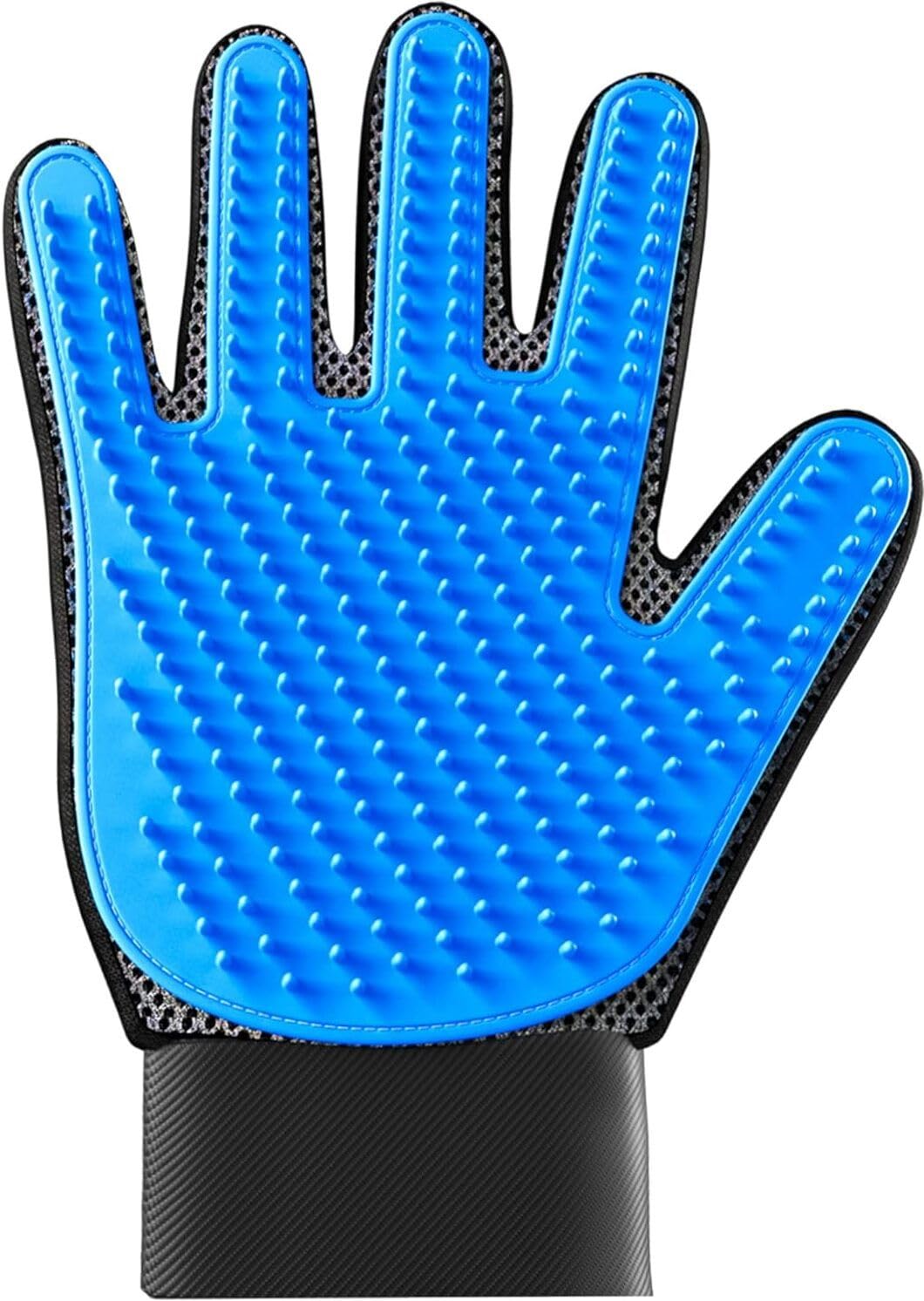 Petjoy Pet Hair Remover & Massage Deshedding Glove (SingleSided) | Gentle Grooming Glove For Dogs & Cats | Color May Vary