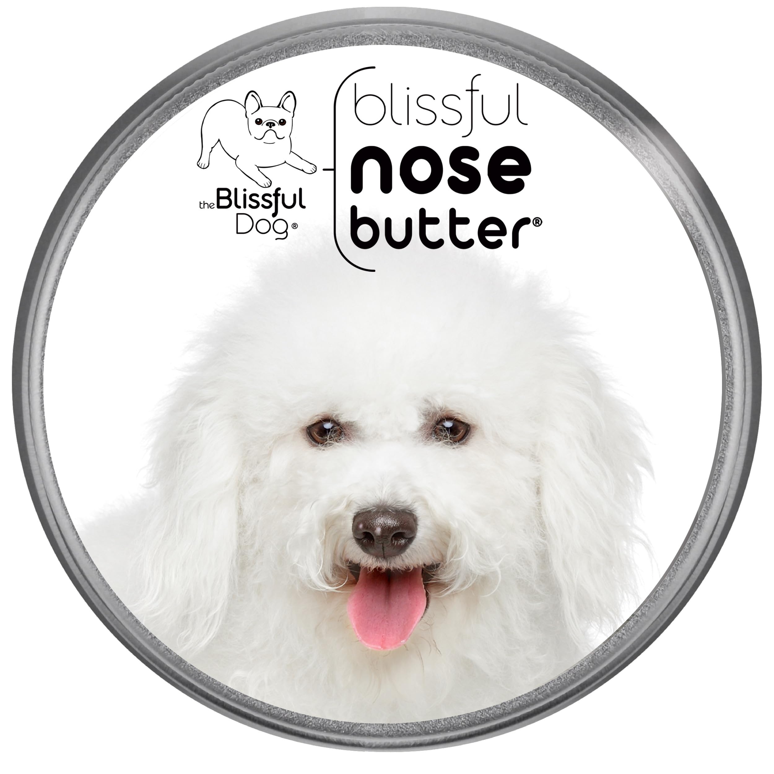 The Blissful Dog Bichon Frise Unscented Nose Butter, 2-Ounce