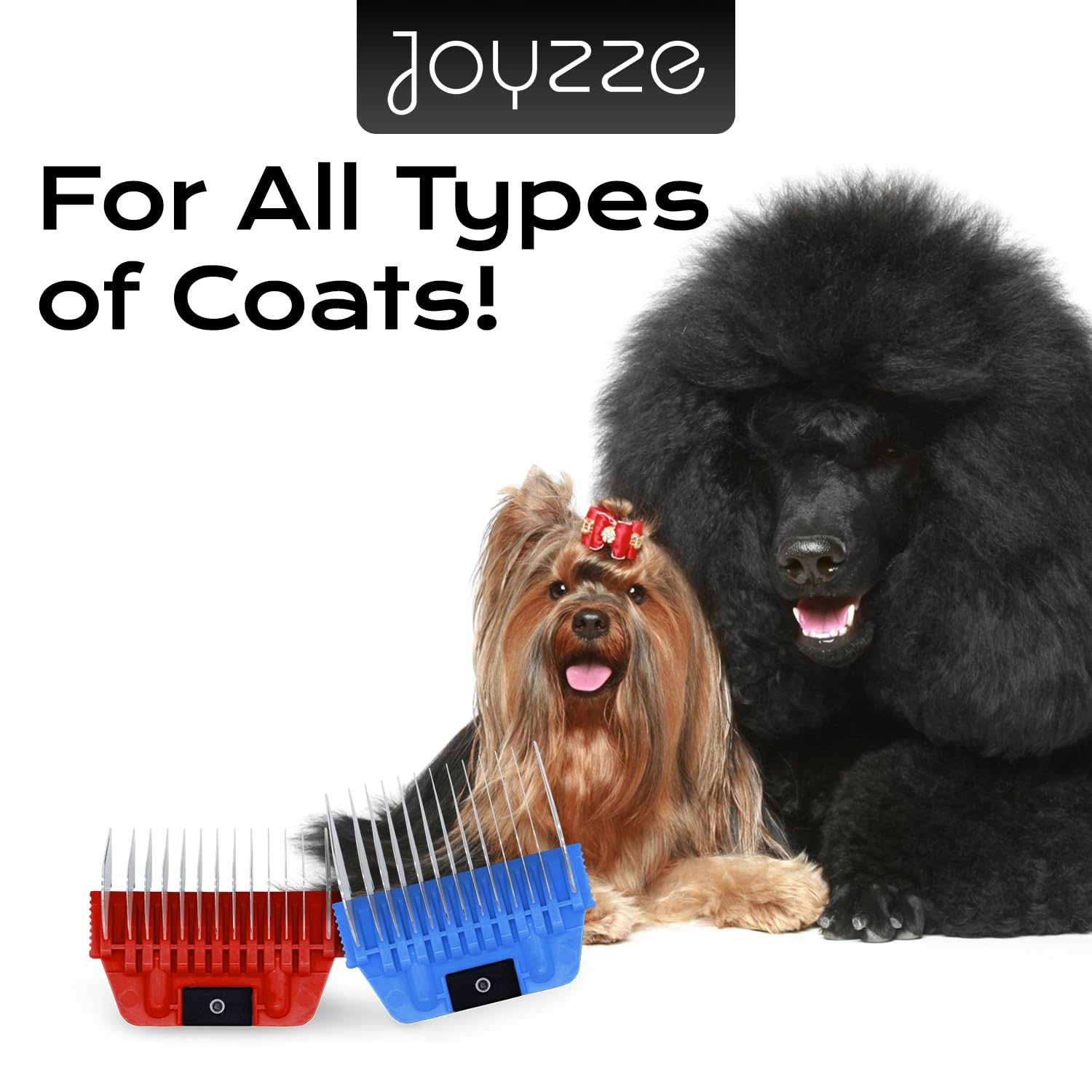 Joyzze Dog Grooming Comb, A Series Wide 22Mm 7/8'' Metal, Professional For Smooth Coat, Durable And Precise, Trimming And Finish