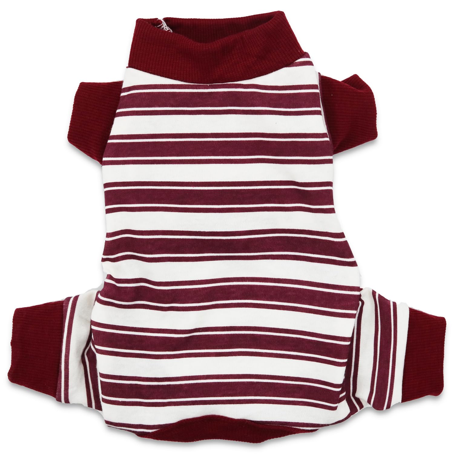Droolingdog Dog Onesies Pjs For Small Dogs, Puppy Striped Pattern Pajamas, Girl Boy Clothes, Small
