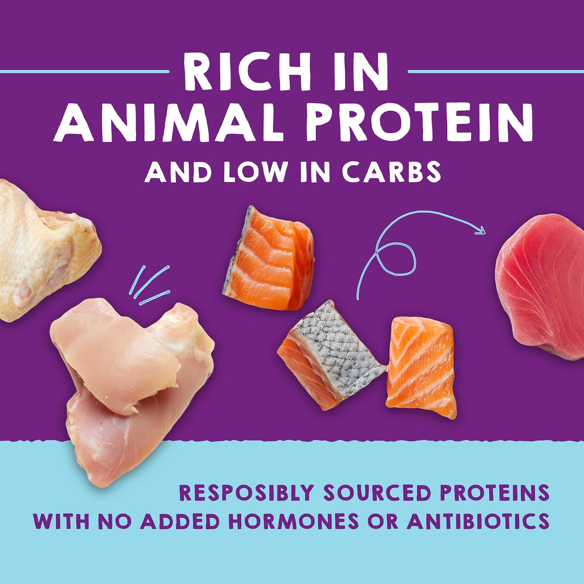 Stella & Chewys Carnivore Cravings Purrfect Pat   - Premium Grain-Free Wet Cat Food - 6 Flavor Variety Pack - High Protein with