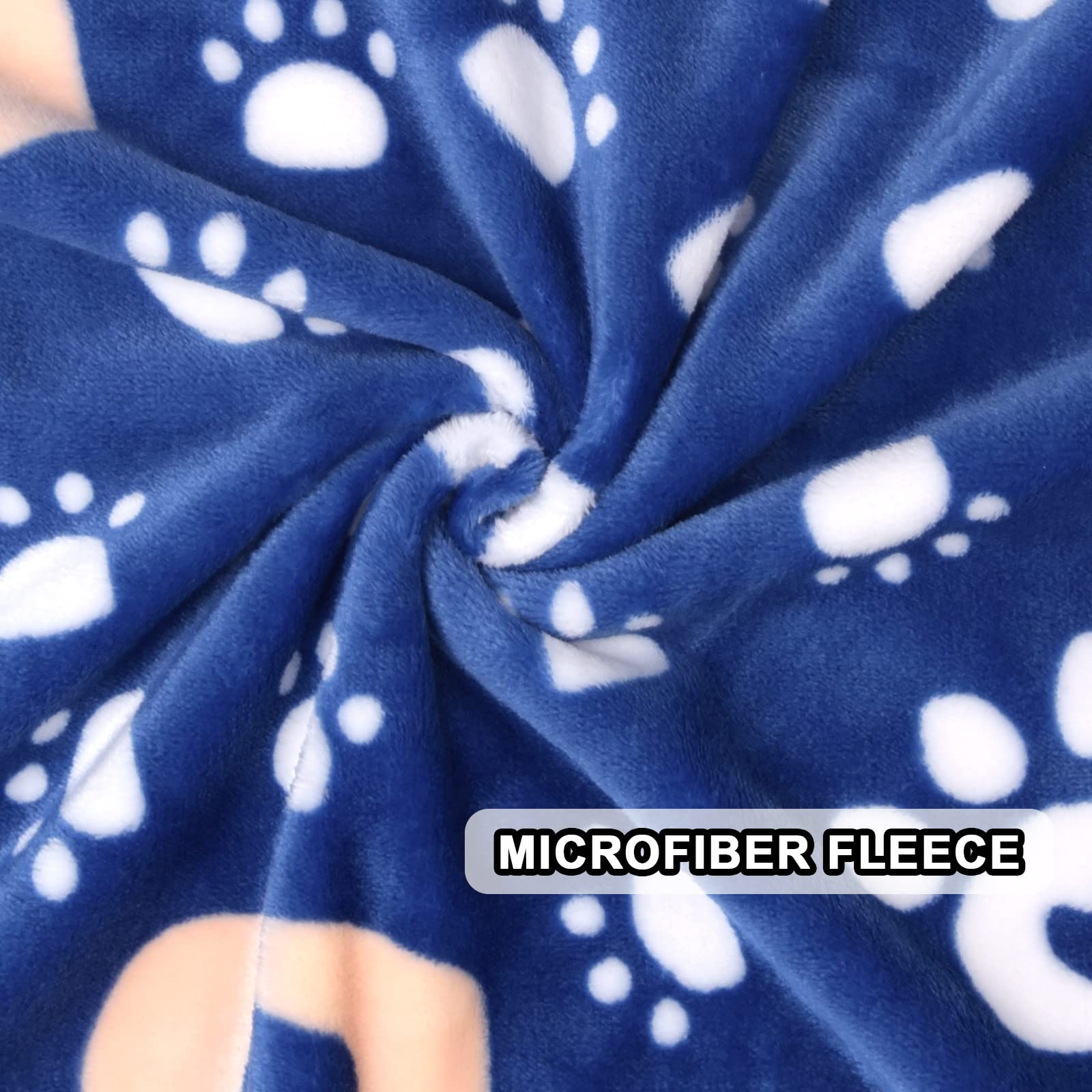 Ahoocustom Dog Blanket, Soft Fleece Dog Blankets For Large Dogs, Fluffy Flannel Pet Cat Puppy Blanket Mat Cover For Bed Couch, C