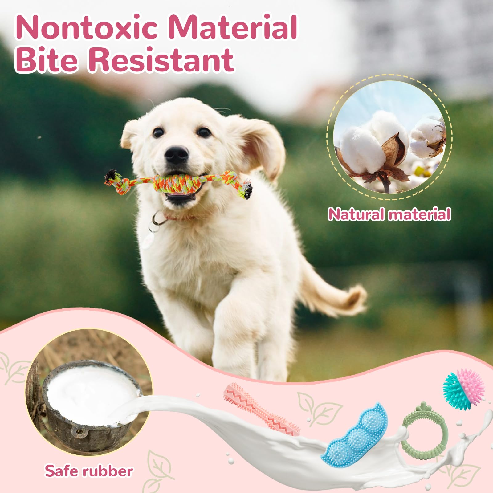 Sxkjjc Dog Toys For Puppies 18Pack, Puppy Teething Toys, Dog Toys To Keep Them Busy, Interactive Dog Toys For Boredom, Dog Toy Pack For Puppies And Small Dogs, Dog Gift Basket Puppy Starter Kit