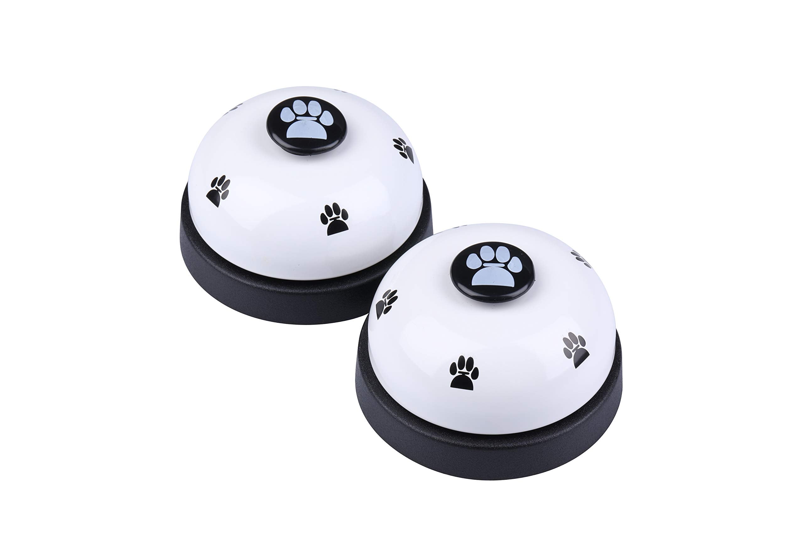 I-Mart 2 Pcs Pet Training Bells, Tell Bell, Doggy Door Bell For Dog Cat (White)