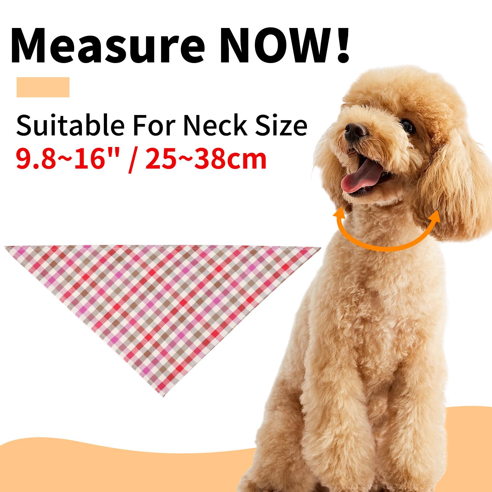 Segarty 30 Pack Triangle Plaid Bibs, 22.8''X15.7'' Pet Scarf Washable Dog Bandanas Accessories Bulk For Small Medium Dogs Cats L