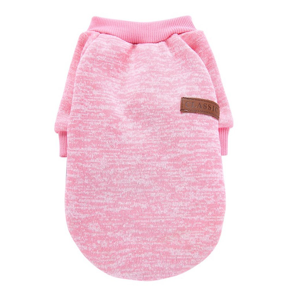 Jecikelon Dog Clothes Dogs Sweater Soft Puppies Clothing Winter Puppy Sweaters Warm Outfit For Dogs Small Xxs Xs Cat Apparel (Pink, Xxs)