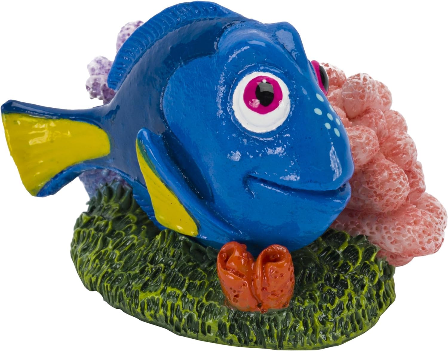 Disney Dory With Coral Aquarium Statue Blue Green Pink 1.5 In Mini - Pds-030172080555