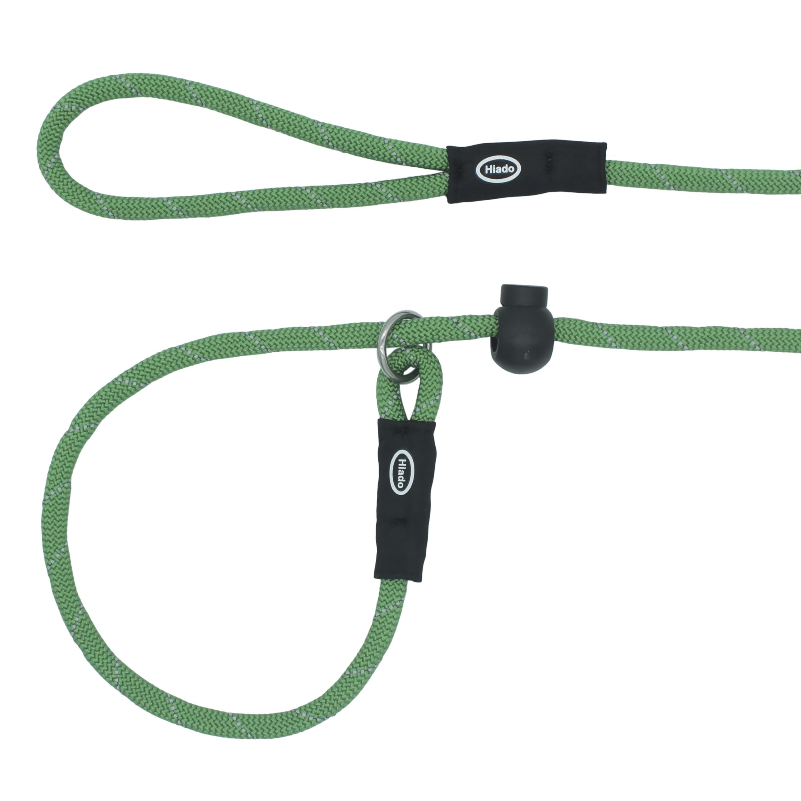 Hiado Slip Lead Dog Leash Reflective With Stopper Loop Rope Training No Pull For Small Medium Large Dogs 6Ft Green