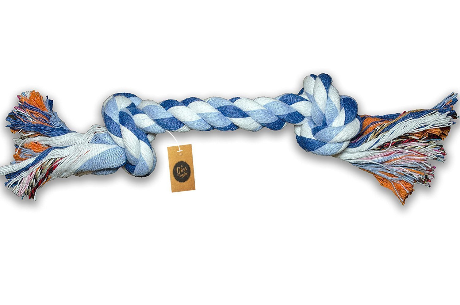 The Pets Company Cotton Rope Dog Chew Toy, Puppy Teething Toy, 12 Inches, Color May Vary