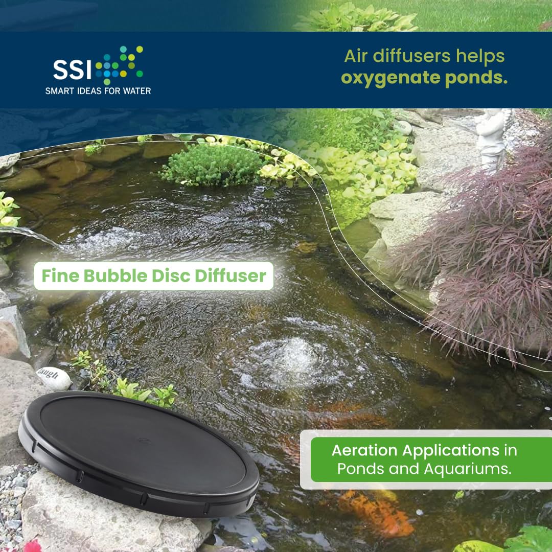 Thunder Parts Eco350-E  12A Epdm Fine Bubble Disc Diffuser - Aerators For Ponds Aquarium Or Water Treatment  Ssi Aeration Origin