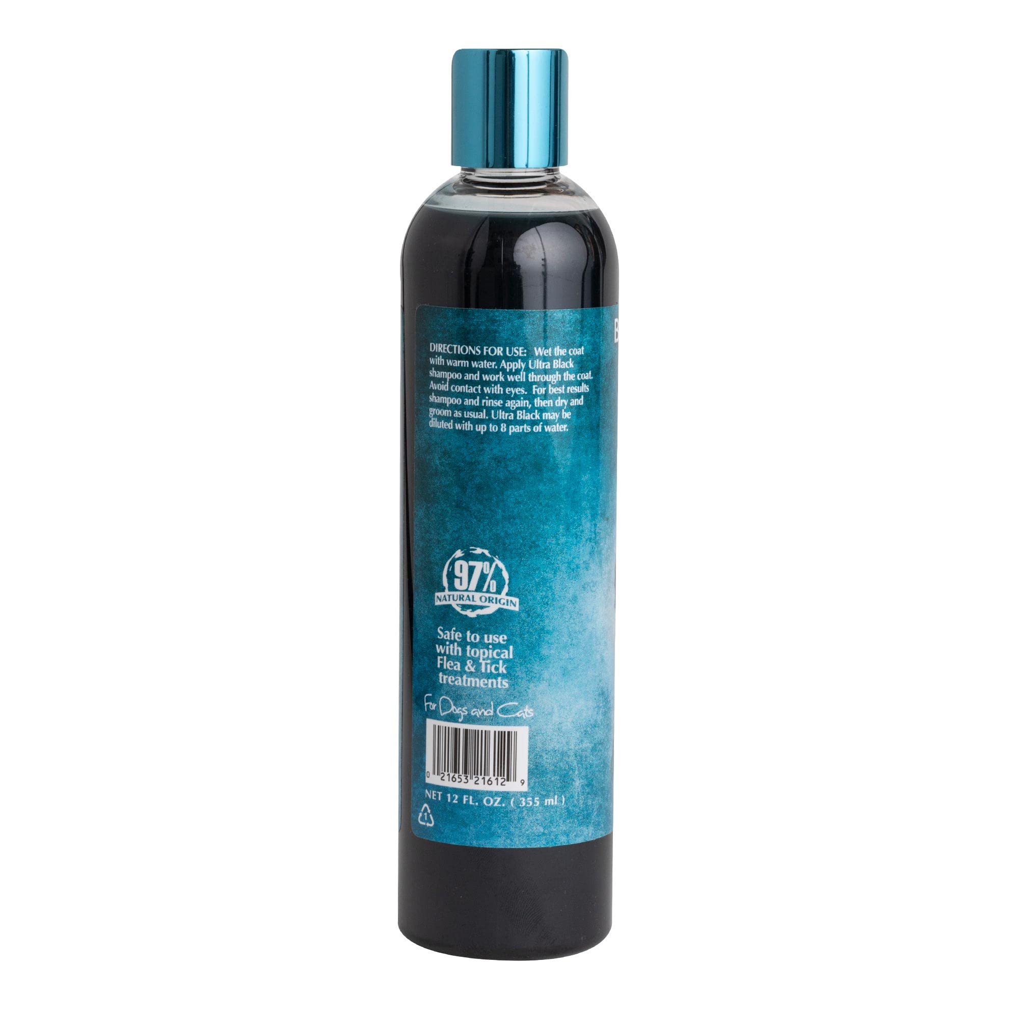 Bio-Groom Ultra-Black Dog Shampoo – Color Enhancing Pet Shampoo, Dog Bathing Supplies, Puppy Wash, Dog Grooming Supplies, Cruelty-Free, Made In Usa, Coat Brightener Shampoo – 12 Fl Oz 1-Pack