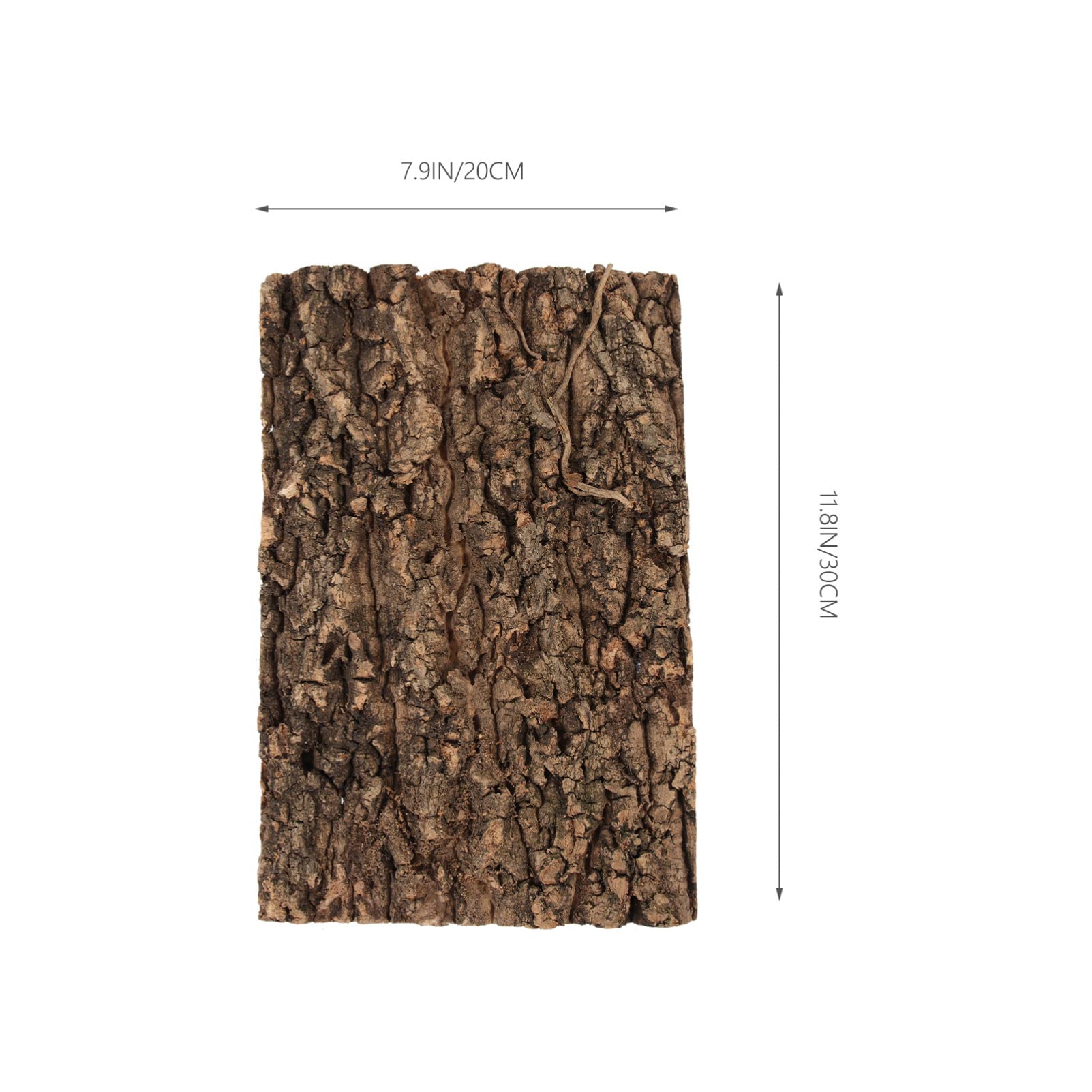 Zerodeko 2Pcs Terrarium Cork Bark Background Board, Reptile Tank Tree Backdrop Wall Decor Habitat Climbing Mat Decoration For, L