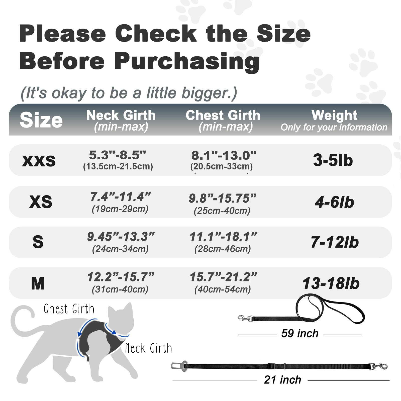 Kitten Harness And Leash Seat - Escape Proof Adjustable Cat Harness, Comfortable Soft Lightweight, Use Safe & Easy, Walking Trav