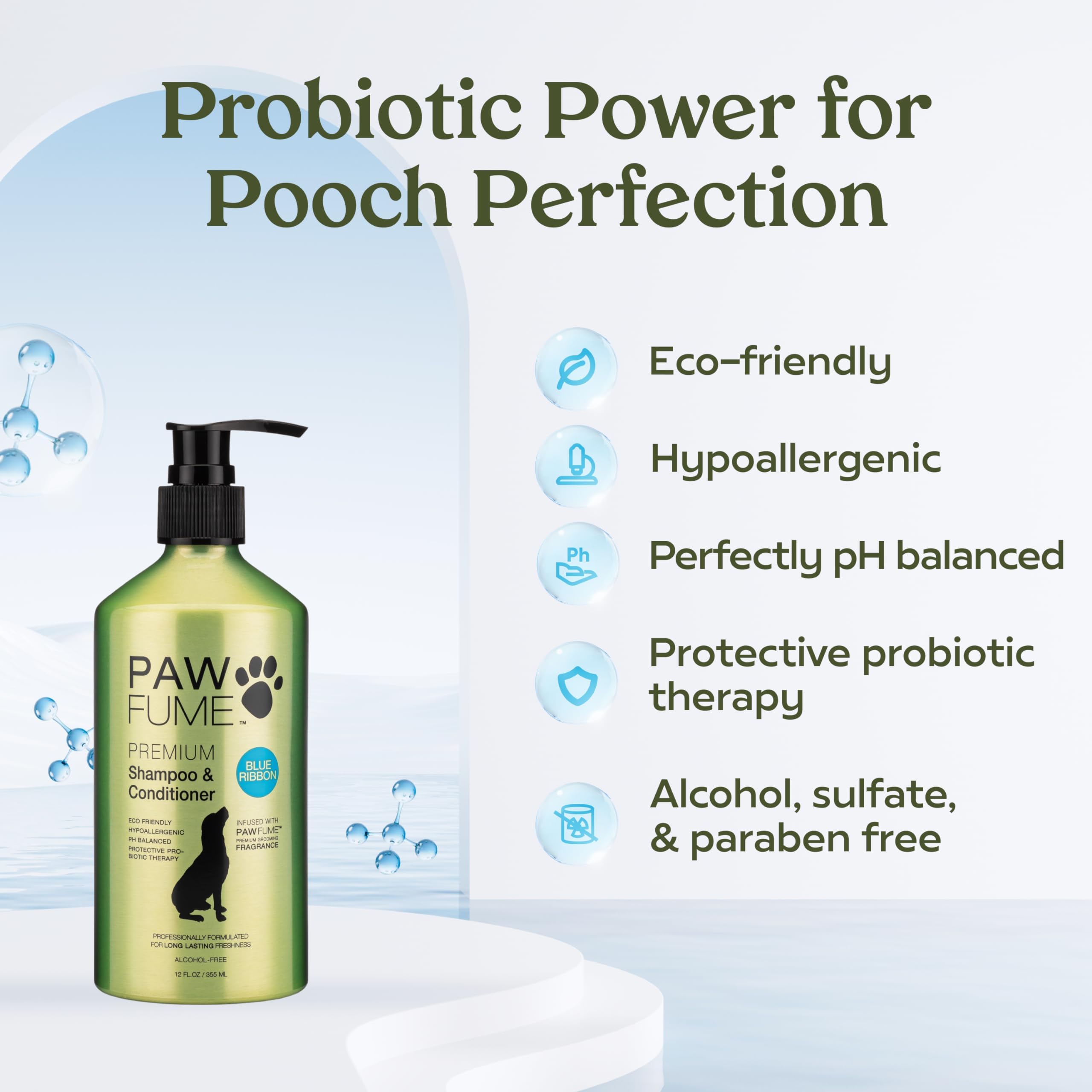 PAWFUME Skin & Coat Detangler Spray for Dogs, 1-Pack - Soothe Dry, Itchy Coats Quickly - Non-Toxic Chamomile & Oat Formula, Esse