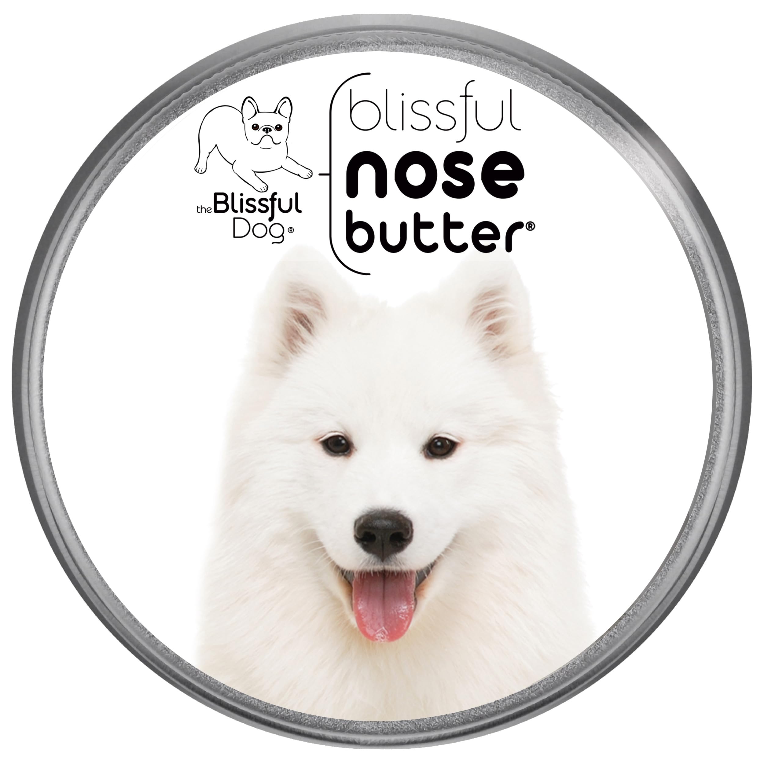 The Blissful Dog Samoyed Unscented Nose Butter - Dog Nose Butter, 8 Ounce