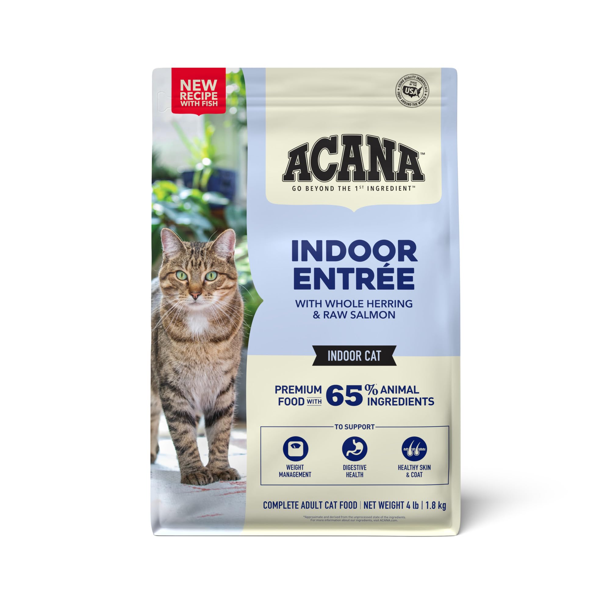 ACANA Indoor Entr  e Fish Recipe Cat 4LB