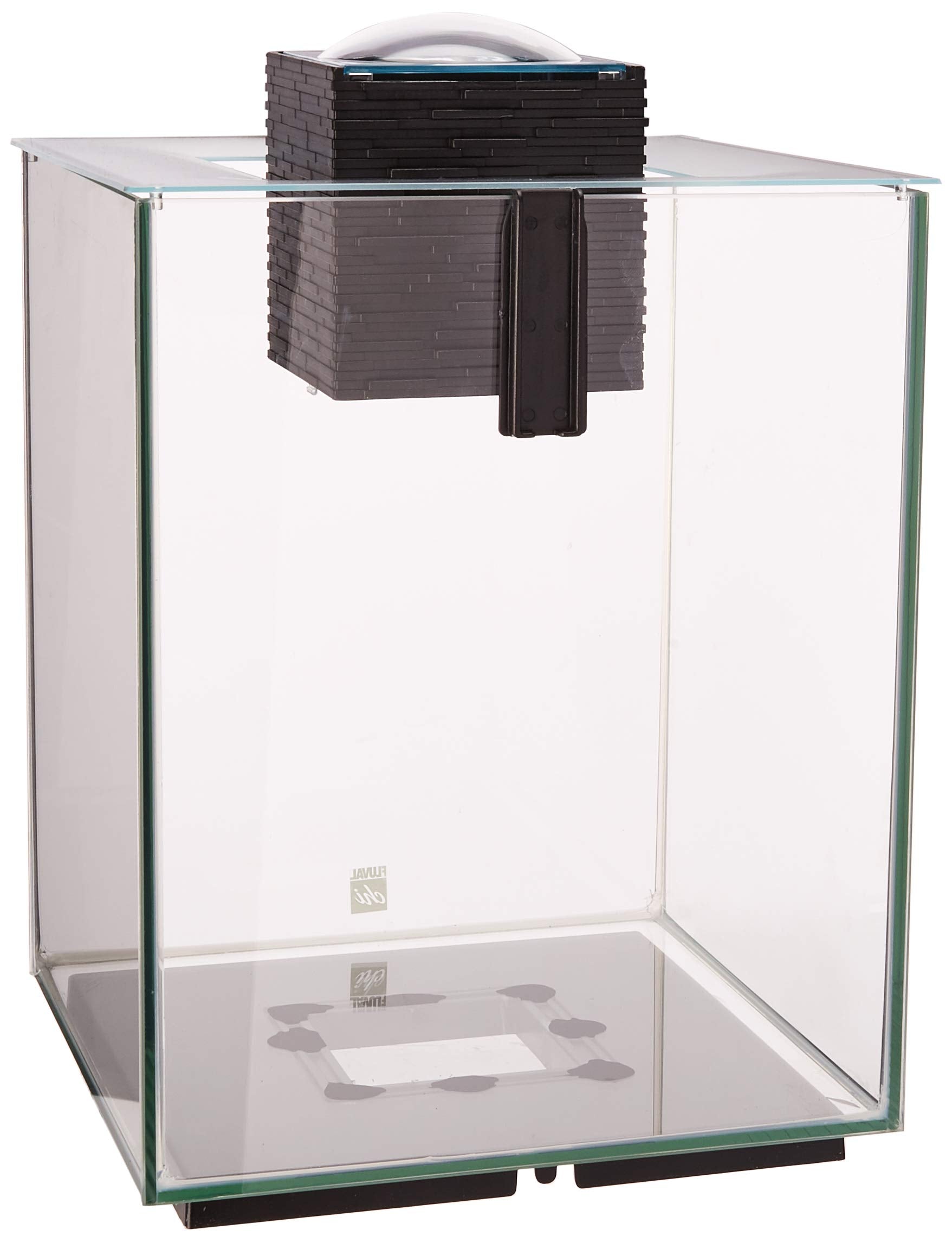 Fluval Chi Ii Series Aquarium Set, 5-Gallon - Aquarium Tank With Ambient Led Lighting, Flowing Water, And Elegant Design, White