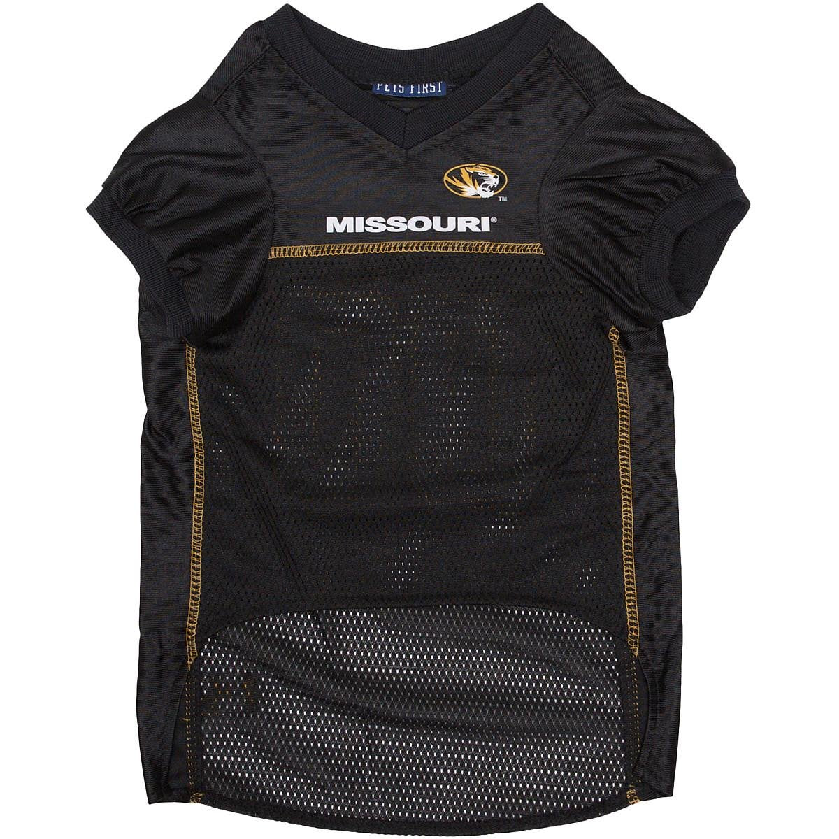 Pets First NCAA College Missouri Tigers Mesh Jersey for DOGS & CATS, Medium. Licensed Dog Jersey with your Favorite Football/Bas