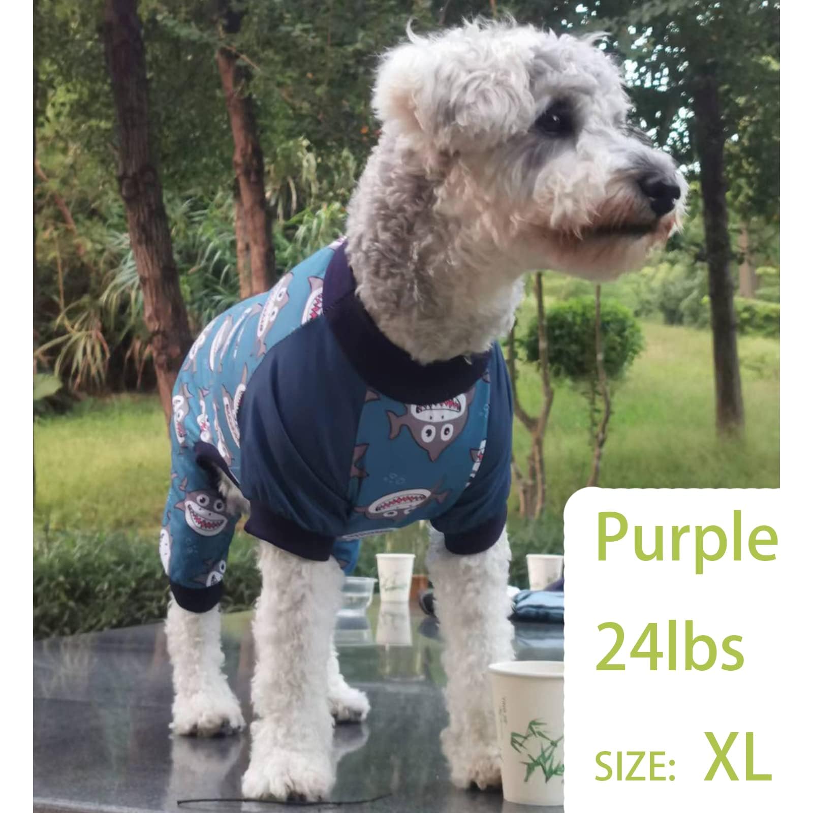 Xpudac Dog Pajamas Clothes For Small Dogs Boy Girl, Dog Pjs Puppy Onesies Outfits Pet Clothes For Dog Cat Christmas Pajamas, 4 Styles(Animal, Small)
