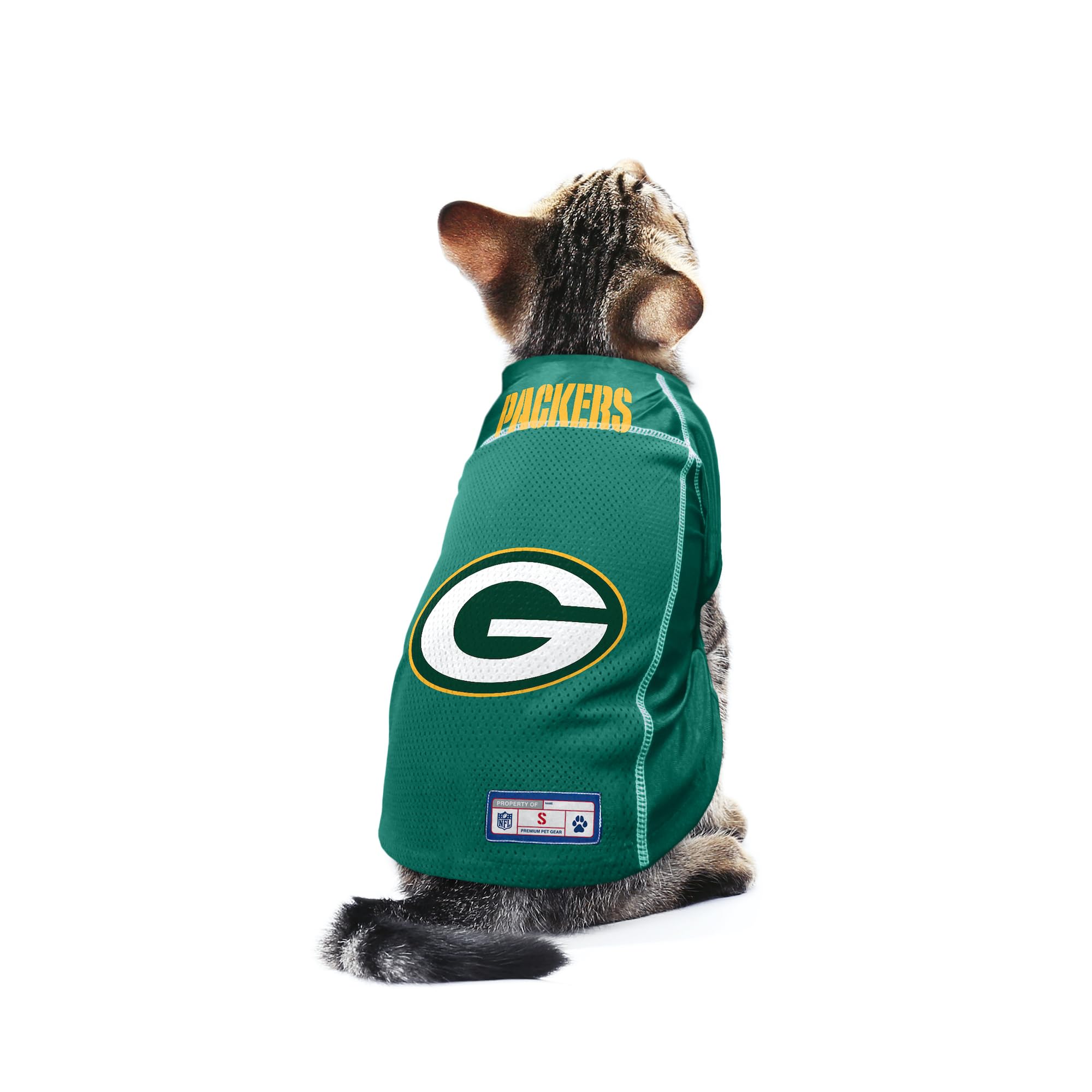 Littlearth Unisex-Adult Nfl Green Bay Packers Basic Pet Jersey, Team Color, Large