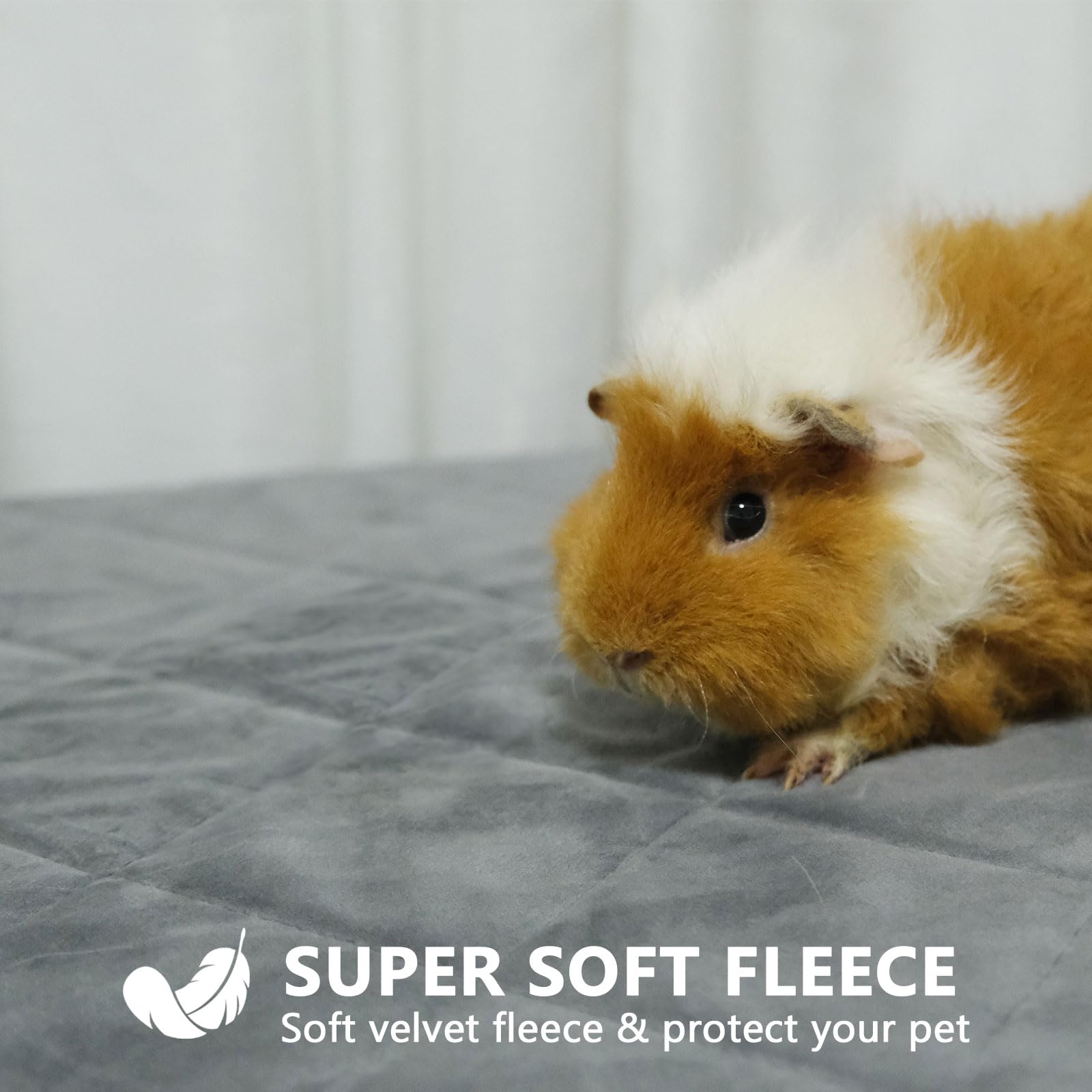 Washable Dog Pee Pads Extra Large, Guinea Pig Fleece Bedding, 36X41In 2Pack, Waterproof Reusable & Super Absorbent Guinea Pig Ca