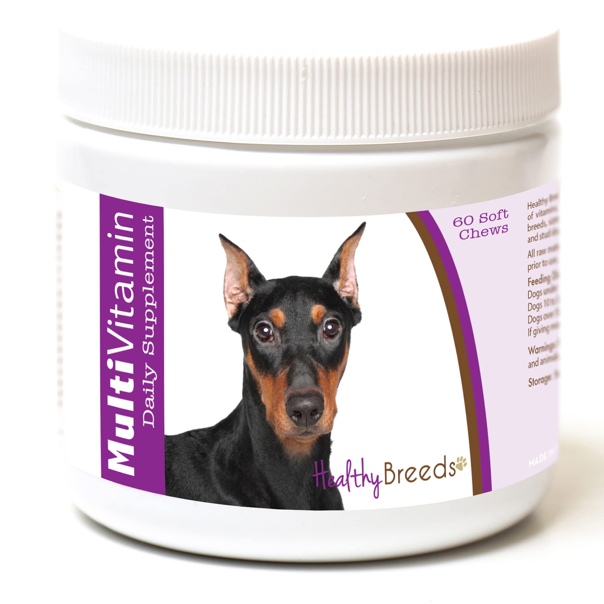 Healthy Breeds German Pinscher Multi-Vitamin Soft Chews 60 Count