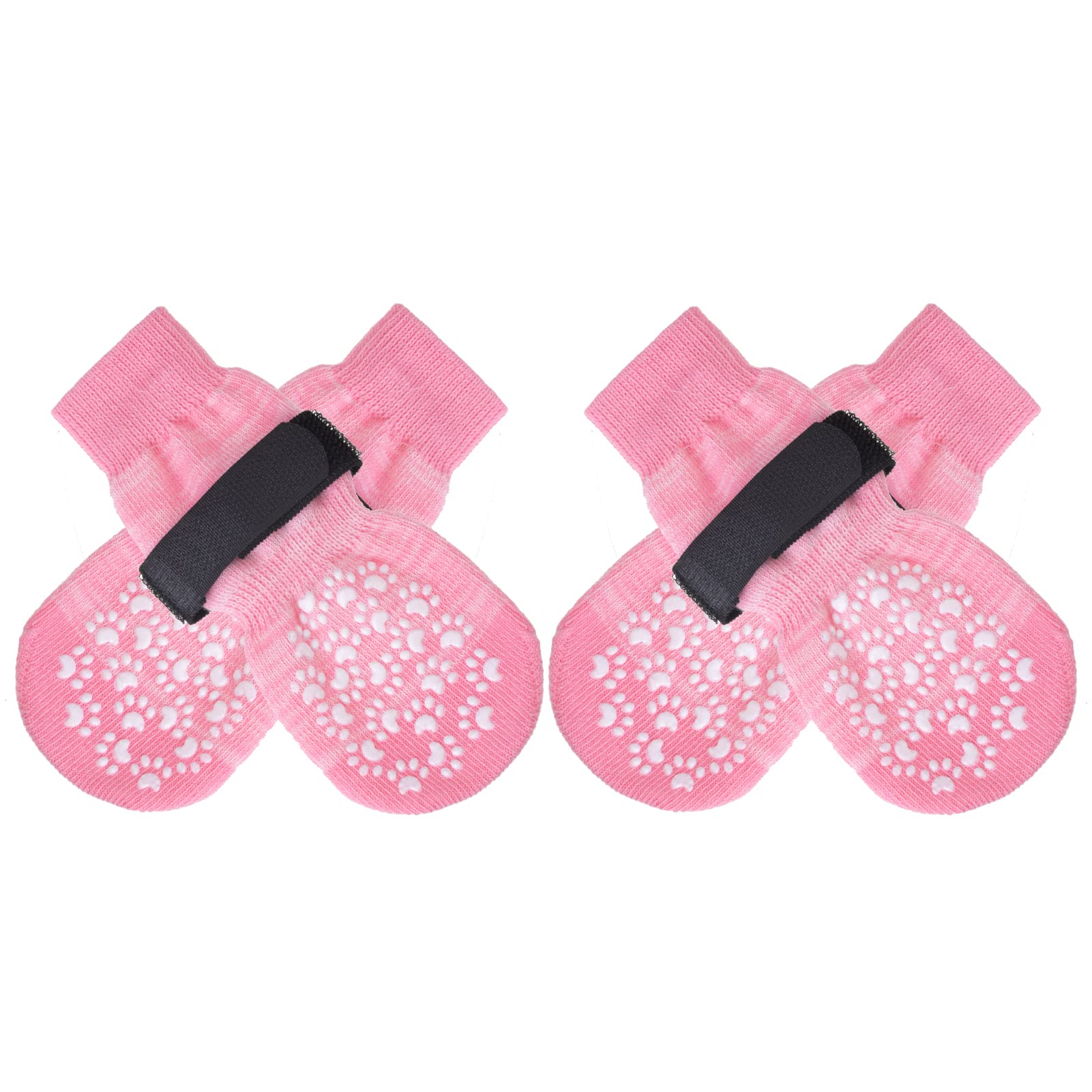Expawlorer Anti Slip Dog Socks To Prevent Licking Paws, Dog Shoes For Hot Pavement, Dog Booties For Small Medium Large Senior Dogs, Traction Control Dog Boots & Paw Protectors For Hardwood Floors