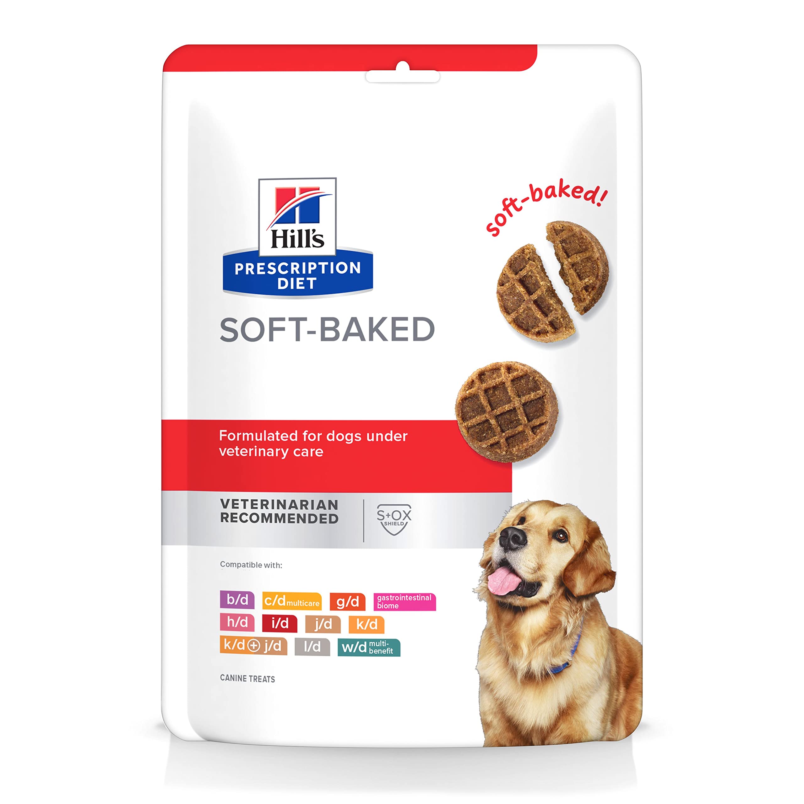 Hills Prescription Diet Soft Baked Dog Treats, Veterinary Diet, 12 oz. Bag