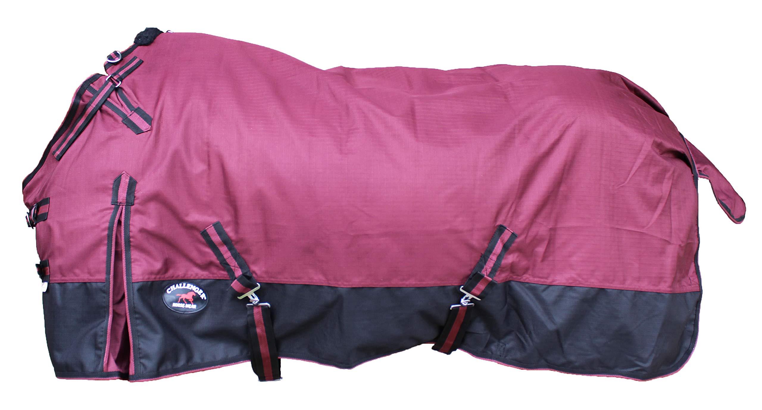 Challenger 74'' 1200D Turnout Rain Horse Sheet Light Winter Blanket Gusset 355