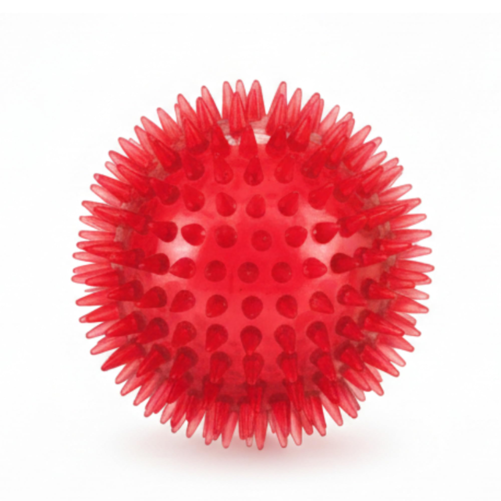 BohoBark Natural Rubber Hole Ball for Dogs (7cm) | Durable Bouncy Chew, Treat Dispenser Toy for Puppies & Small to Medium Dogs |