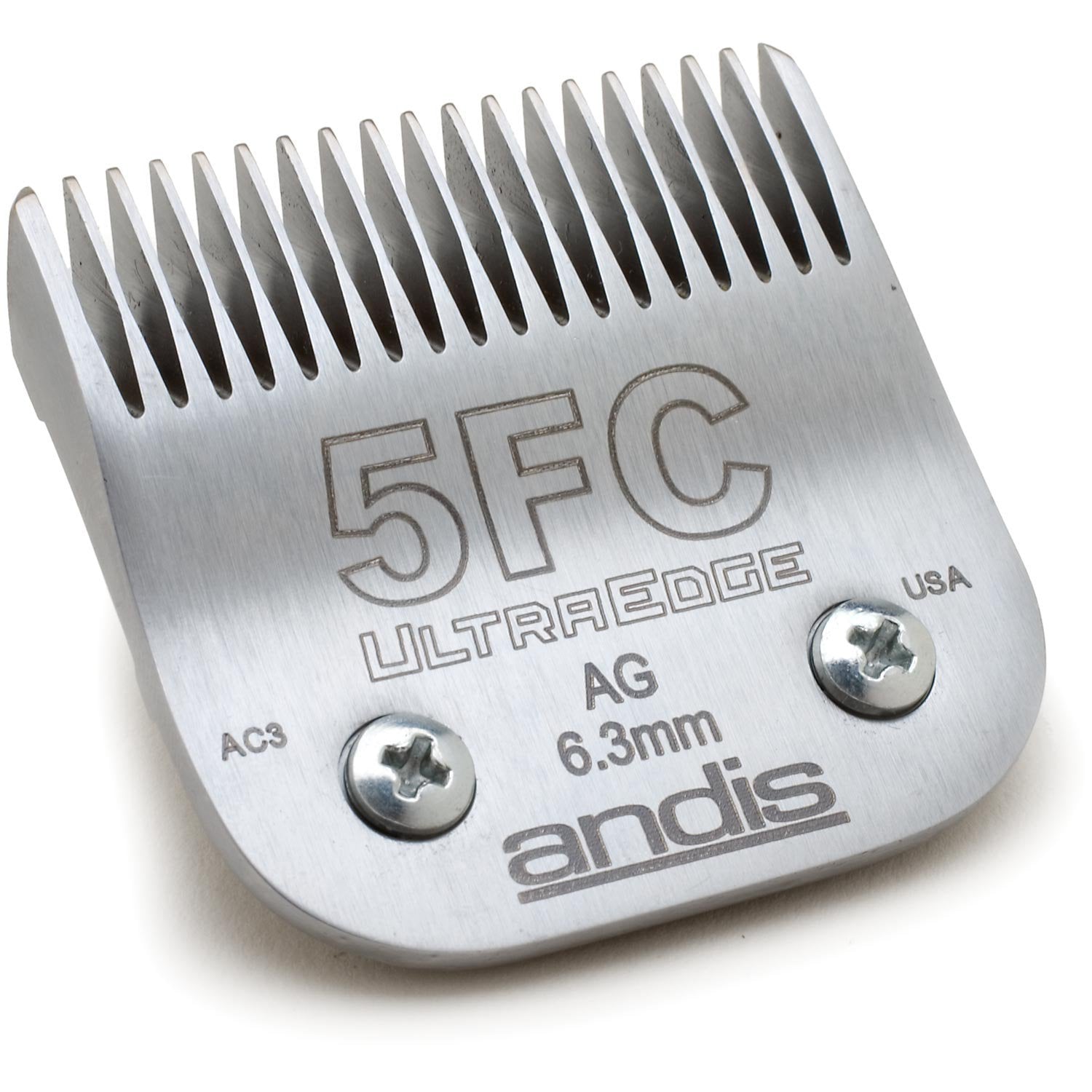 Andis – 64122, Ultra Edge Detachable Dog Clipper Blade – Equipped With Stainless Steel For Precision Trimming, Fits Motor-Driven Trimmer – For Pet’S Fast Touch-Ups & Full Grooming., Size 5Fc, Silver
