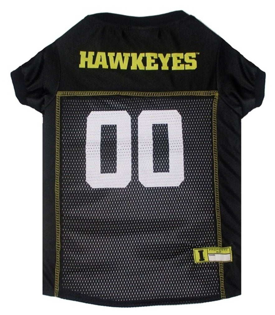 Pets First NCAA College University Of Iowa Hawkeyes Mesh Jersey for DOGS & CATS, Size X-Large, Licensed Dog Jersey with your Fav