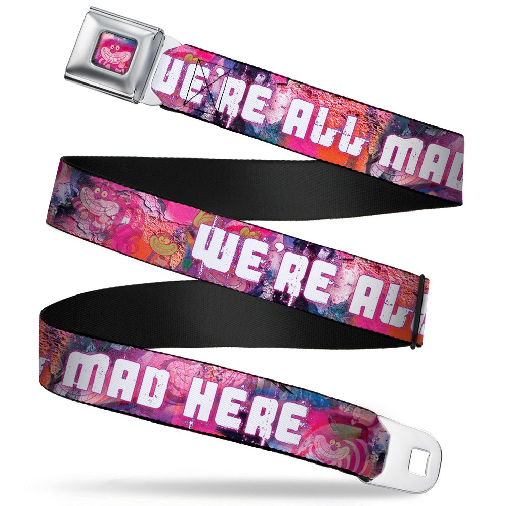 Buckle-Down Seatbelt Belt Alice In Wonderland Regular